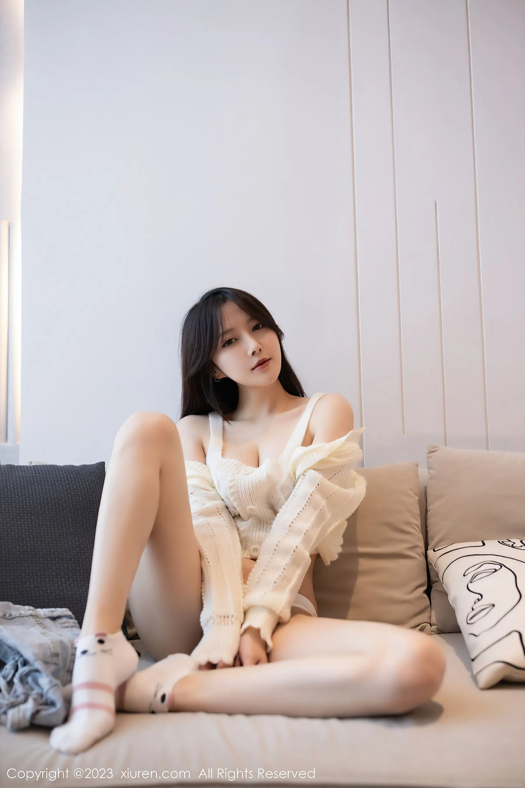  秀人网 No.6216 鱼子酱Fish 牛仔裤美臀第4张