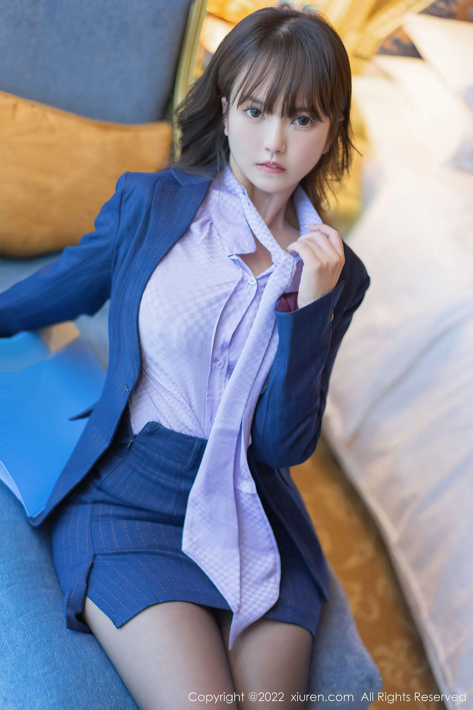  秀人网 No.5201 张思允Nice 黑丝美腿第18张