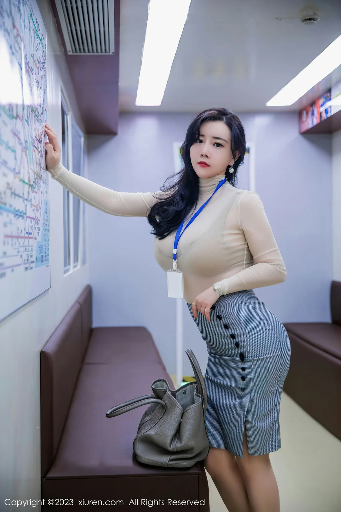  XiuRen 秀人 No.7054 王婉悠Queen 杏色内衣性感写真 [79P]第6张