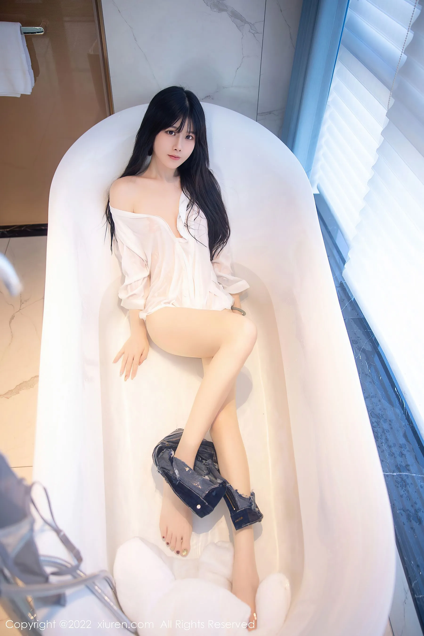  秀人网 No.5909 77qiqi 浴缸美腿第16张