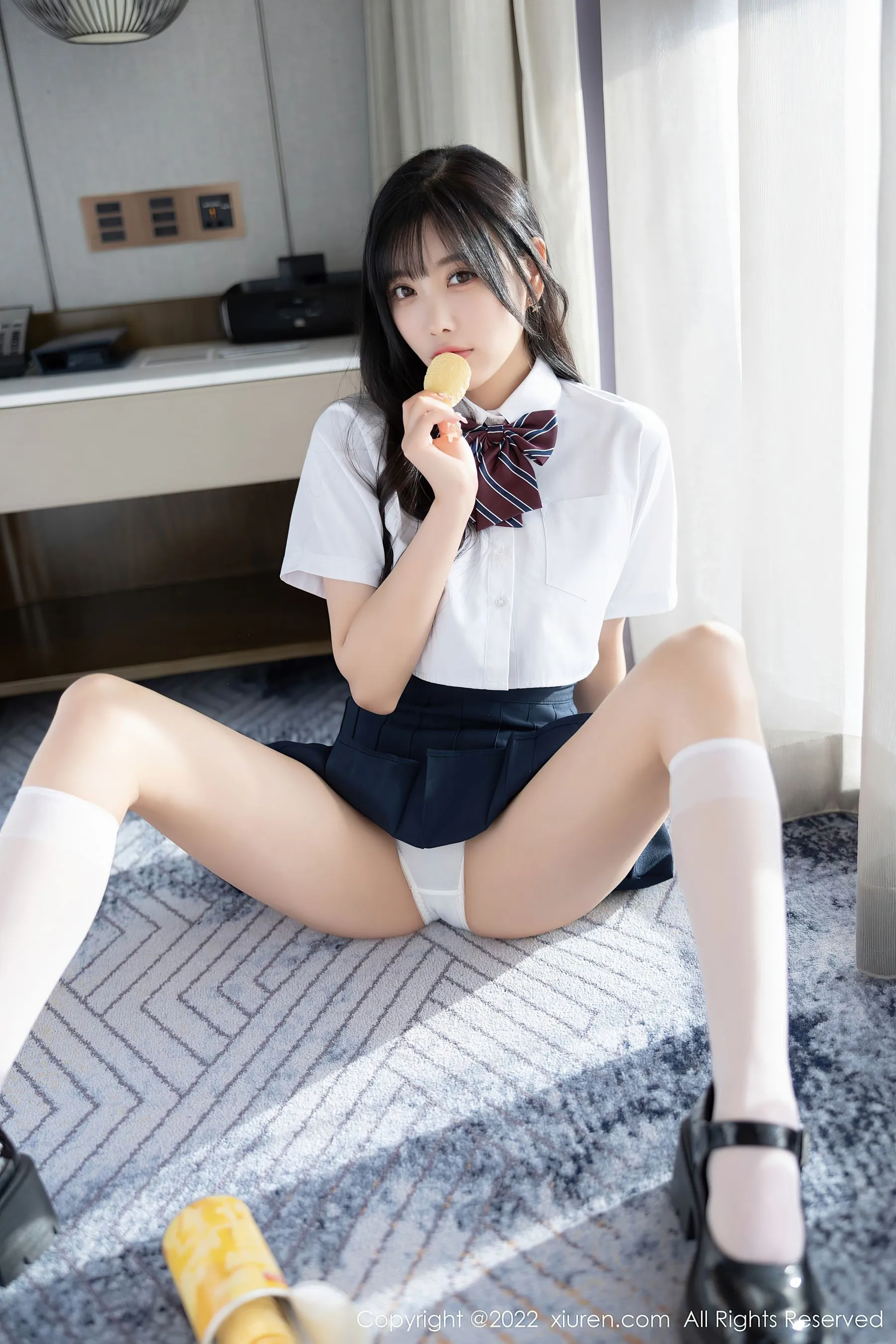  秀人网 No.5338 杨晨晨 校园制服诱惑第24张