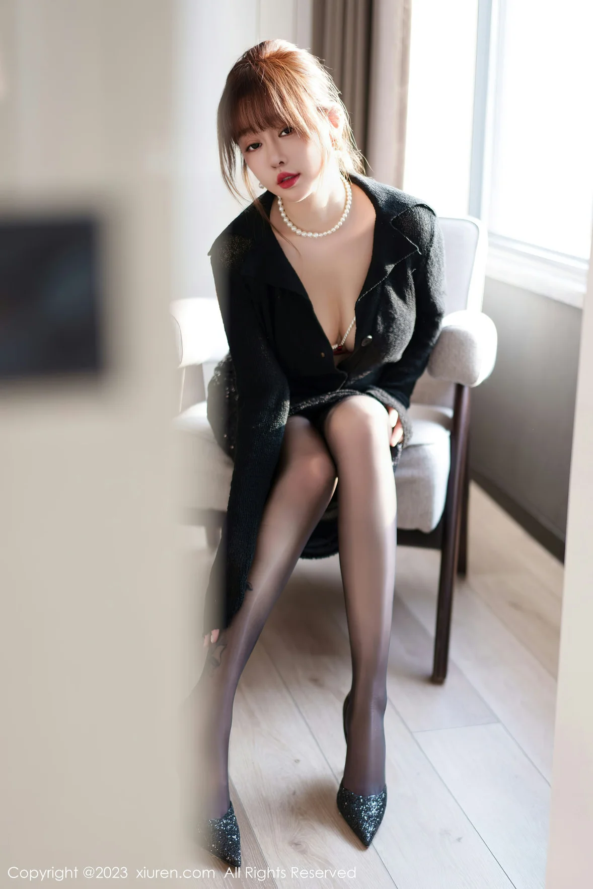  XiuRen 秀人 No.7156 王雨纯 红色蕾丝内衣性感写真 [76P]第4张