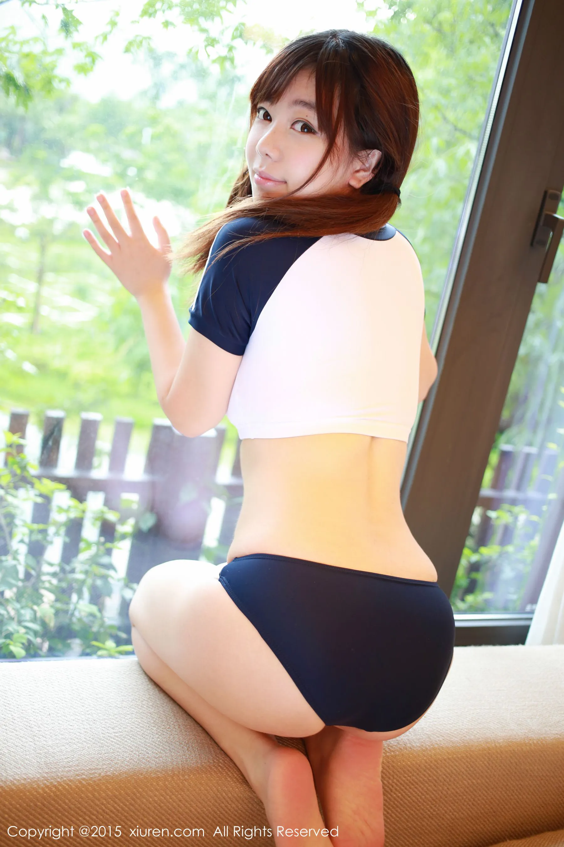 刘飞儿Faye《心愿旅拍》运动服美少女 秀人网 No.331第4张