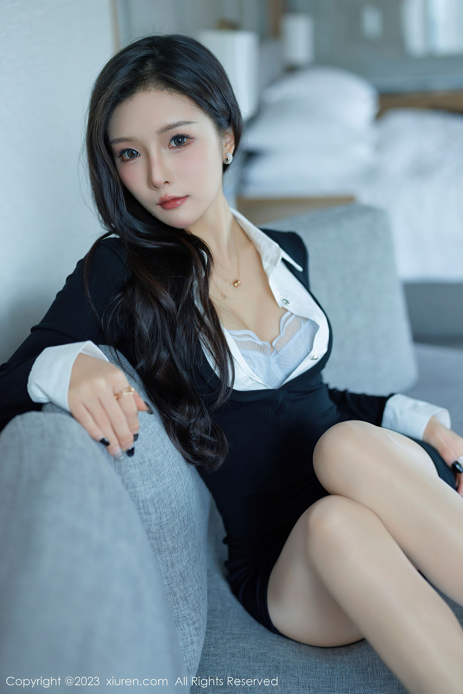  XiuRen 秀人 No.7471 七七kiko 制服美腿第14张