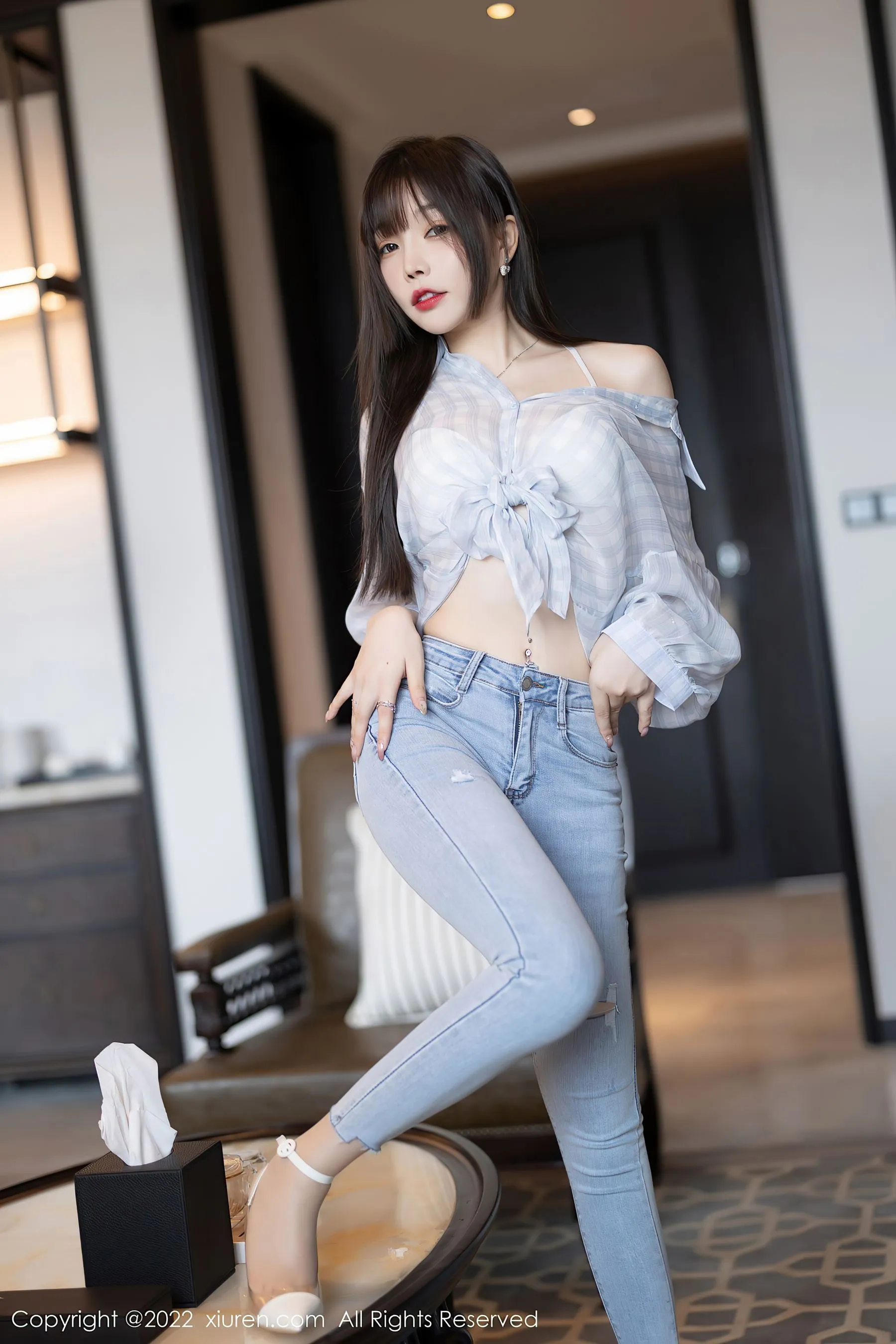  秀人网 No.4976 芝芝Booty 牛仔裤美臀第36张