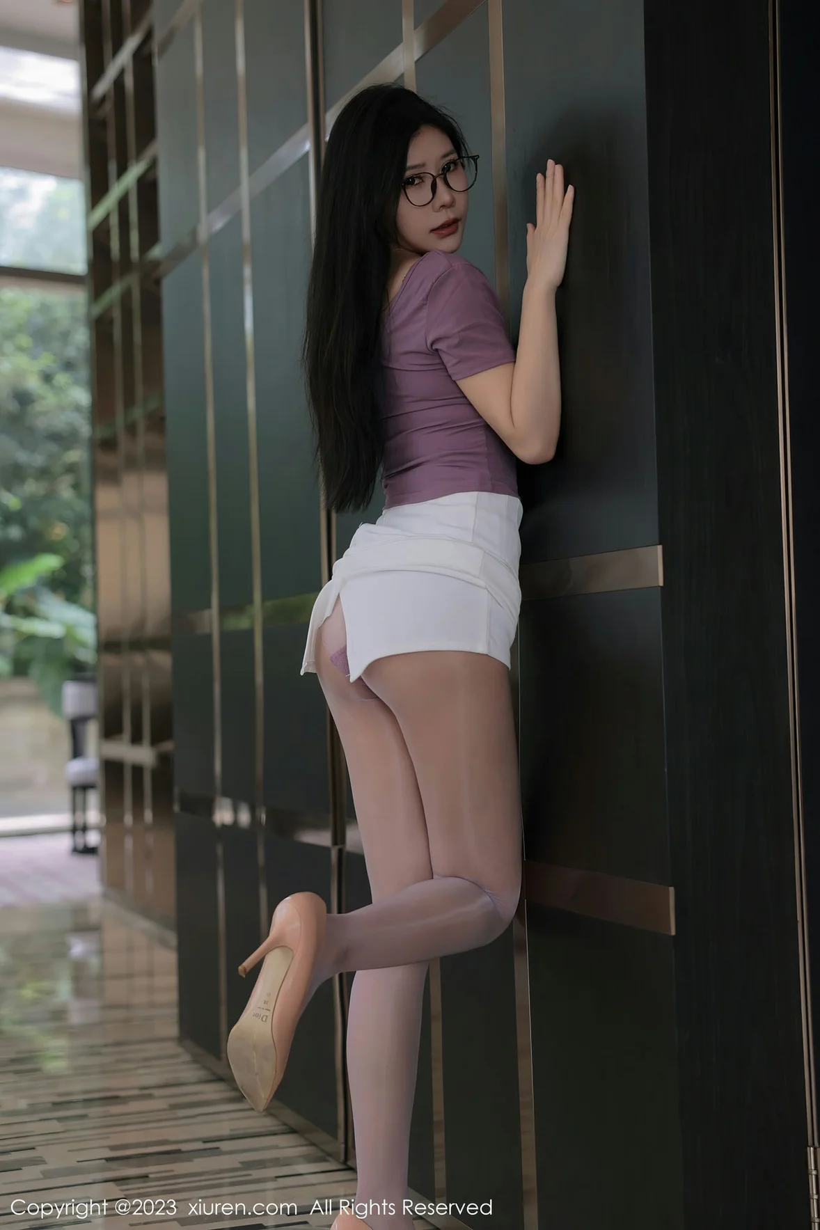  XiuRen 秀人 No.6865 尹甜甜 淡红色蕾丝内衣泰国旅拍 [86P]第15张