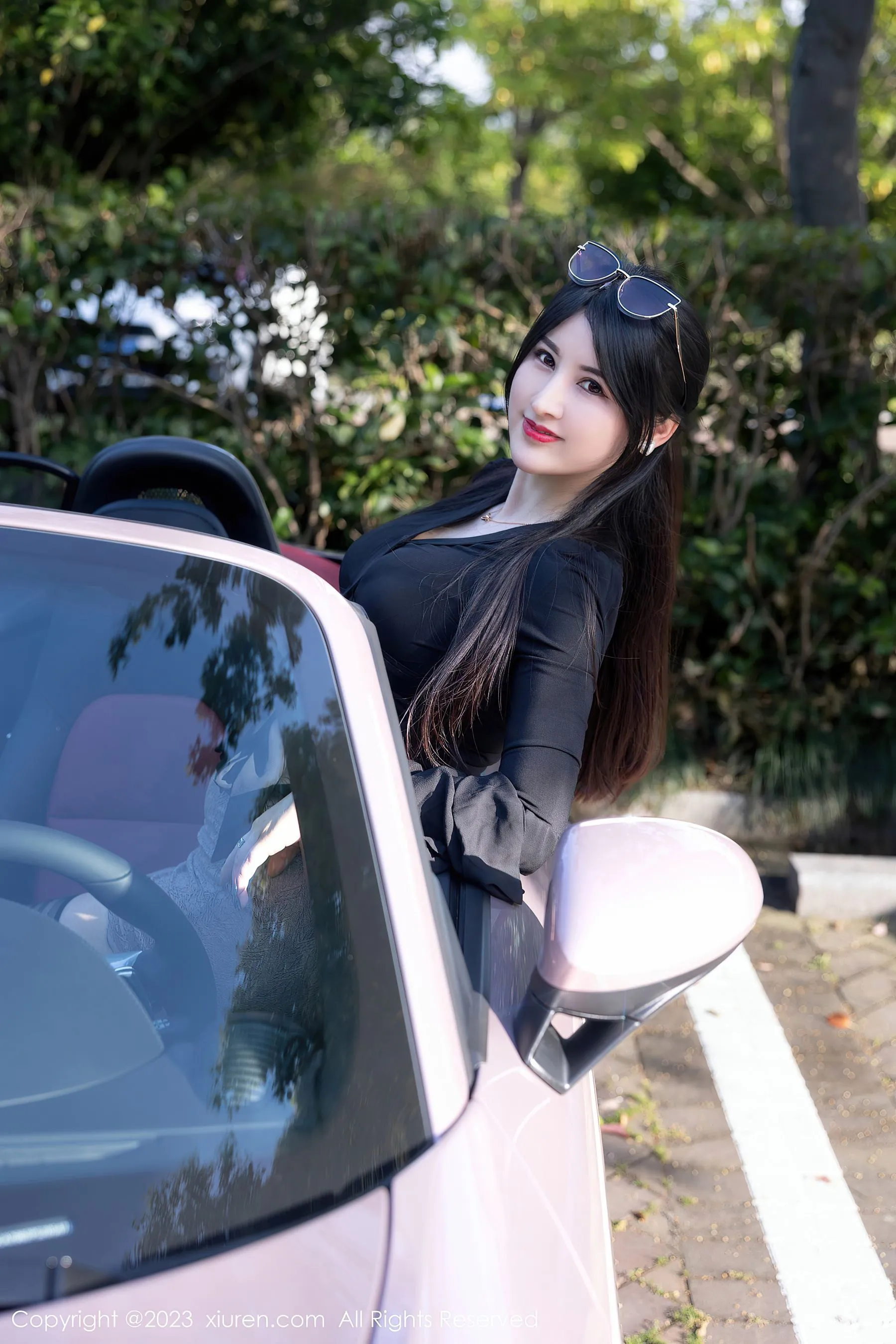  秀人网 No.6676 诗诗kiki 黑丝美腿第20张