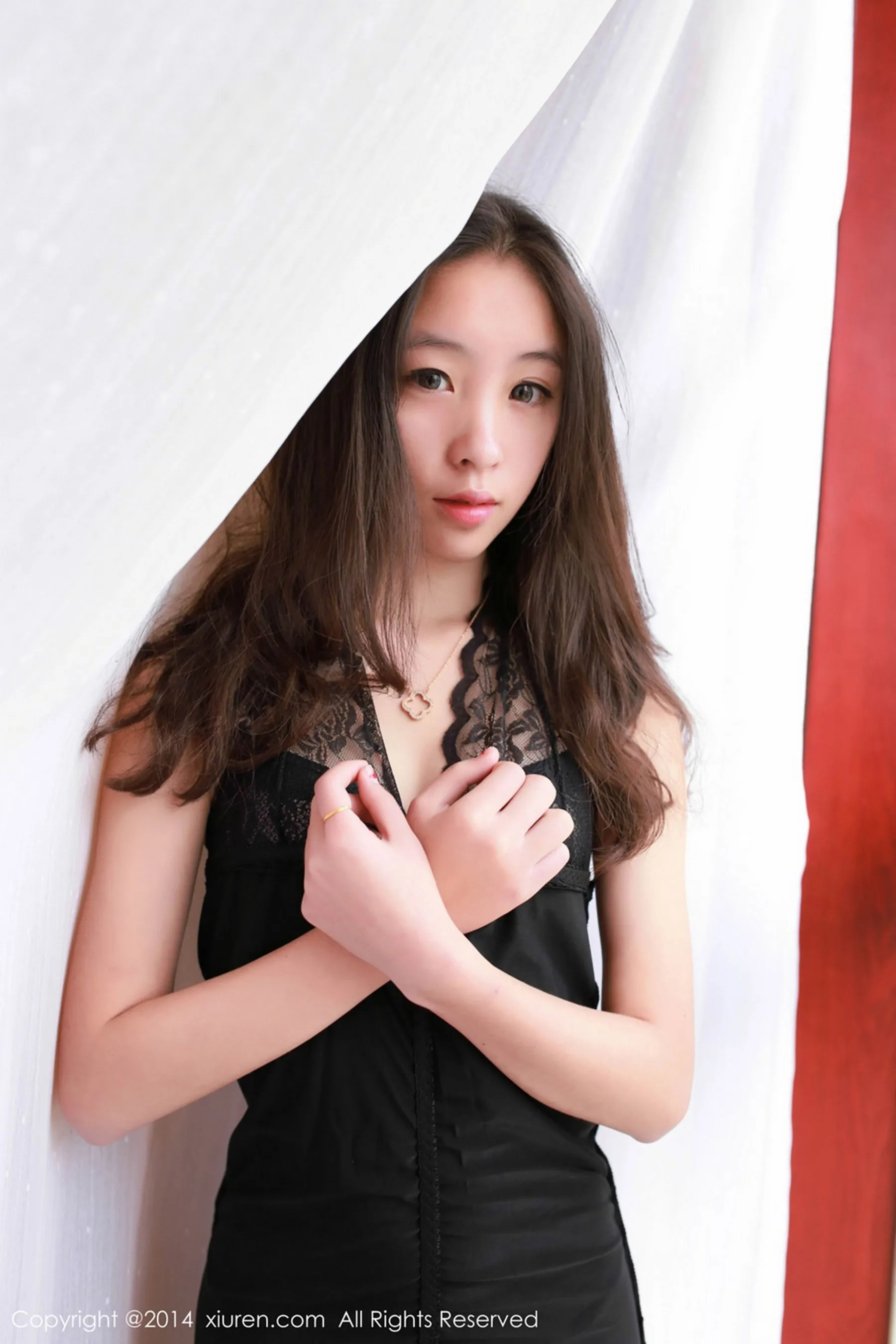  梓萱Crystal《厨娘装+蕾丝网袜》 秀人网 No.263第11张