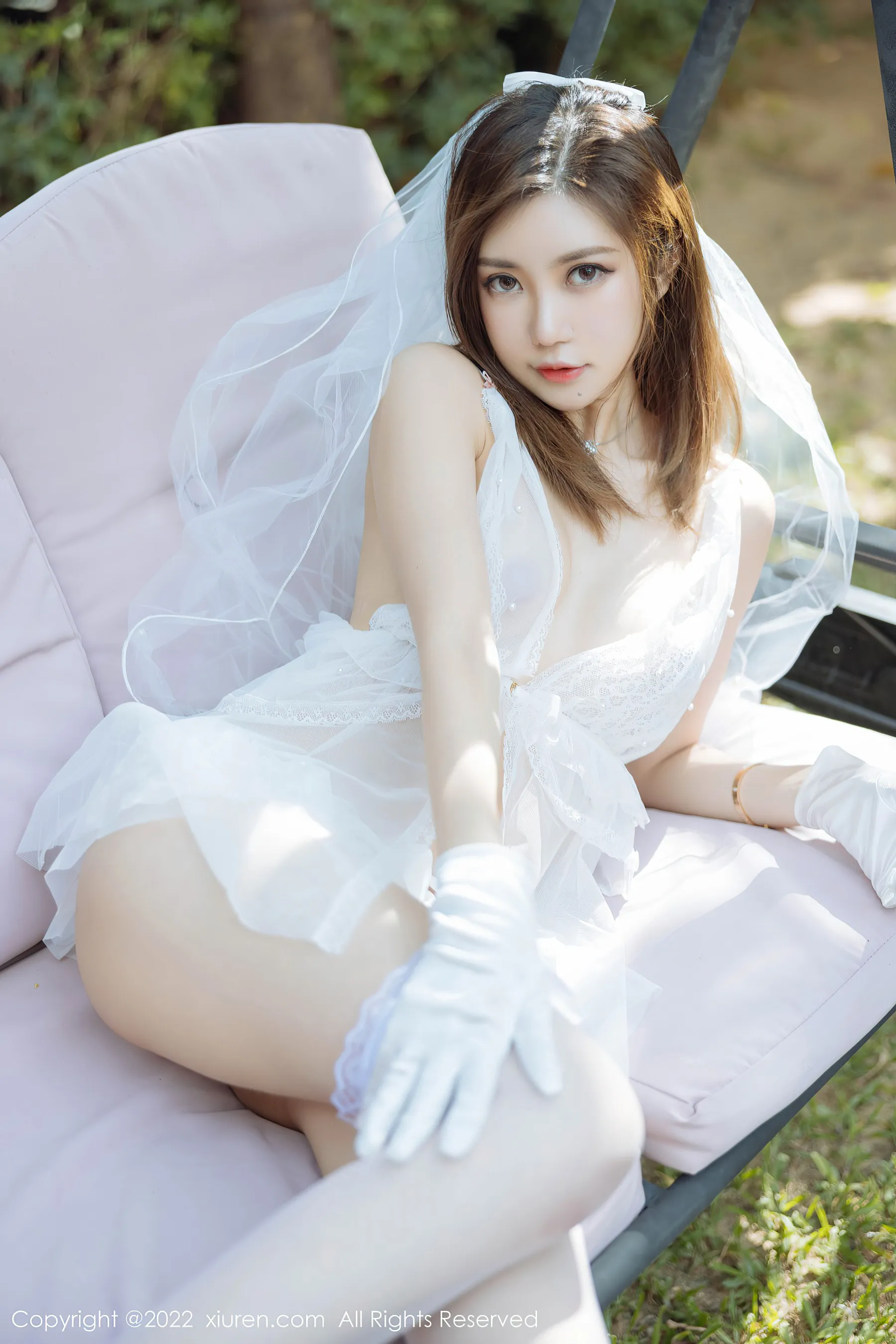  秀人网 No.4820 绮里嘉ula 女神婚纱旅拍第6张