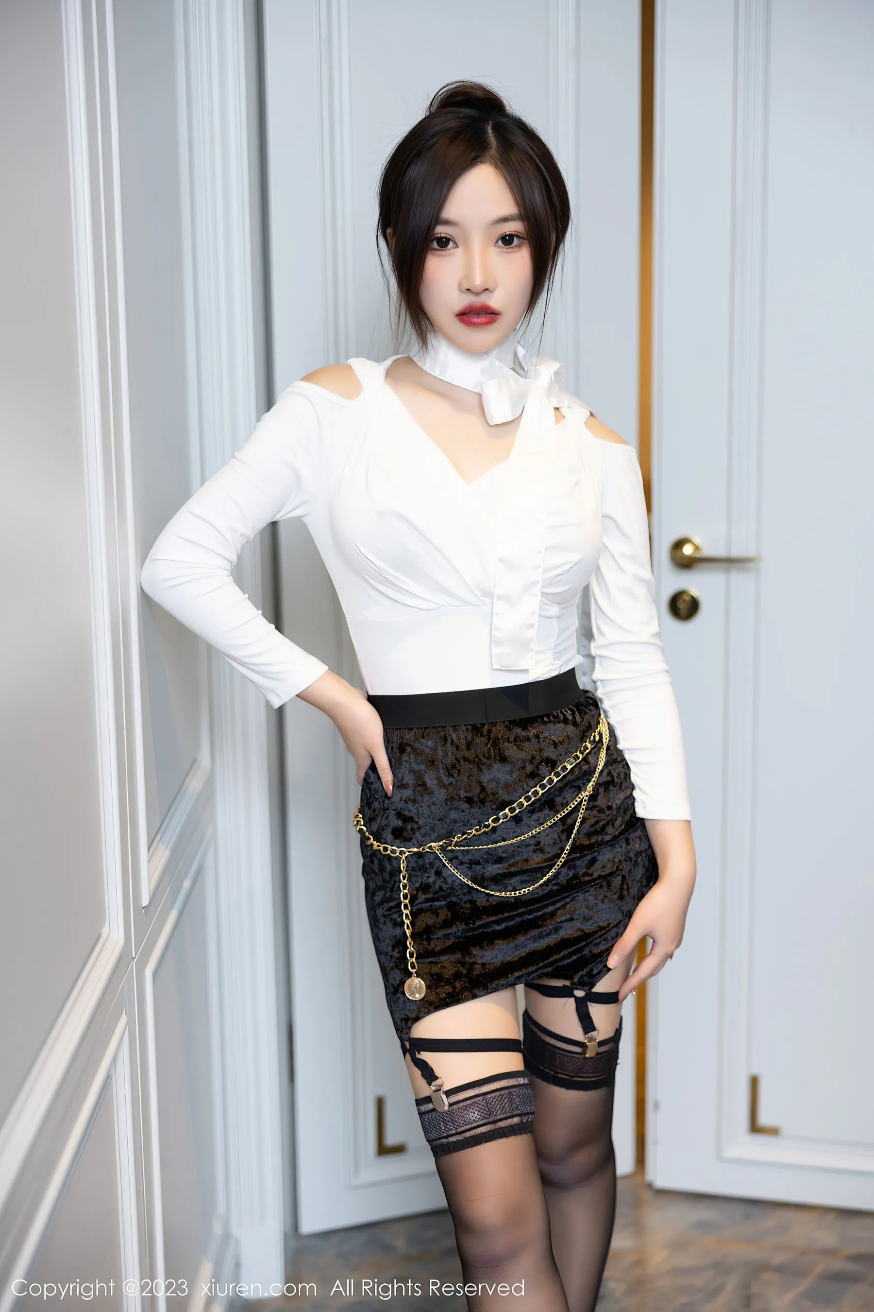  秀人网 No.6378 妙可可Cheese 新人美腿第20张