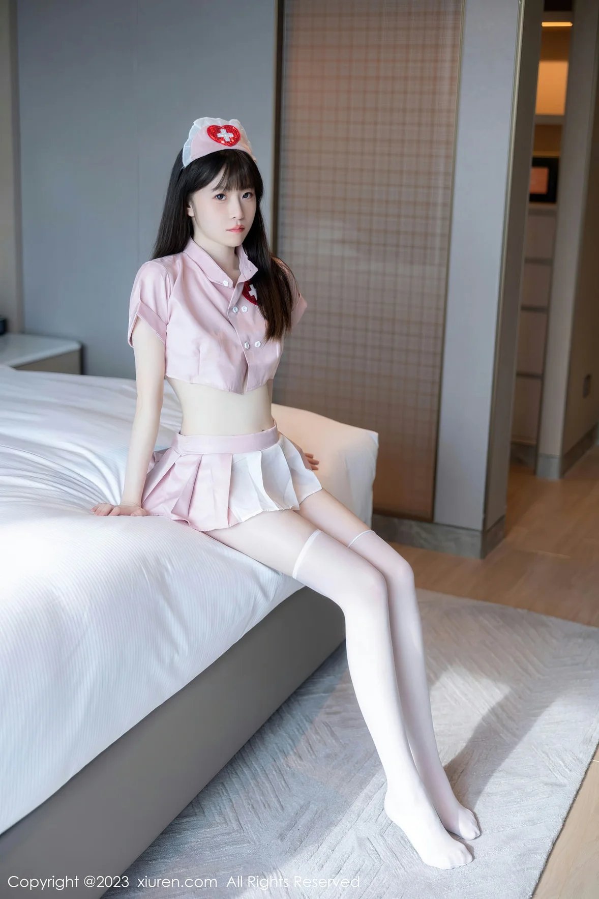  XiuRen 秀人 No.7090 林悠悠 情趣护士性感写真 [80P]第7张