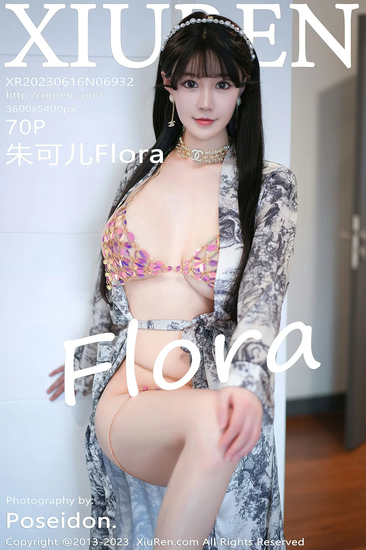  XiuRen 秀人 No.6932 朱可儿Flora 灰色睡袍性感写真 [71P]第24张