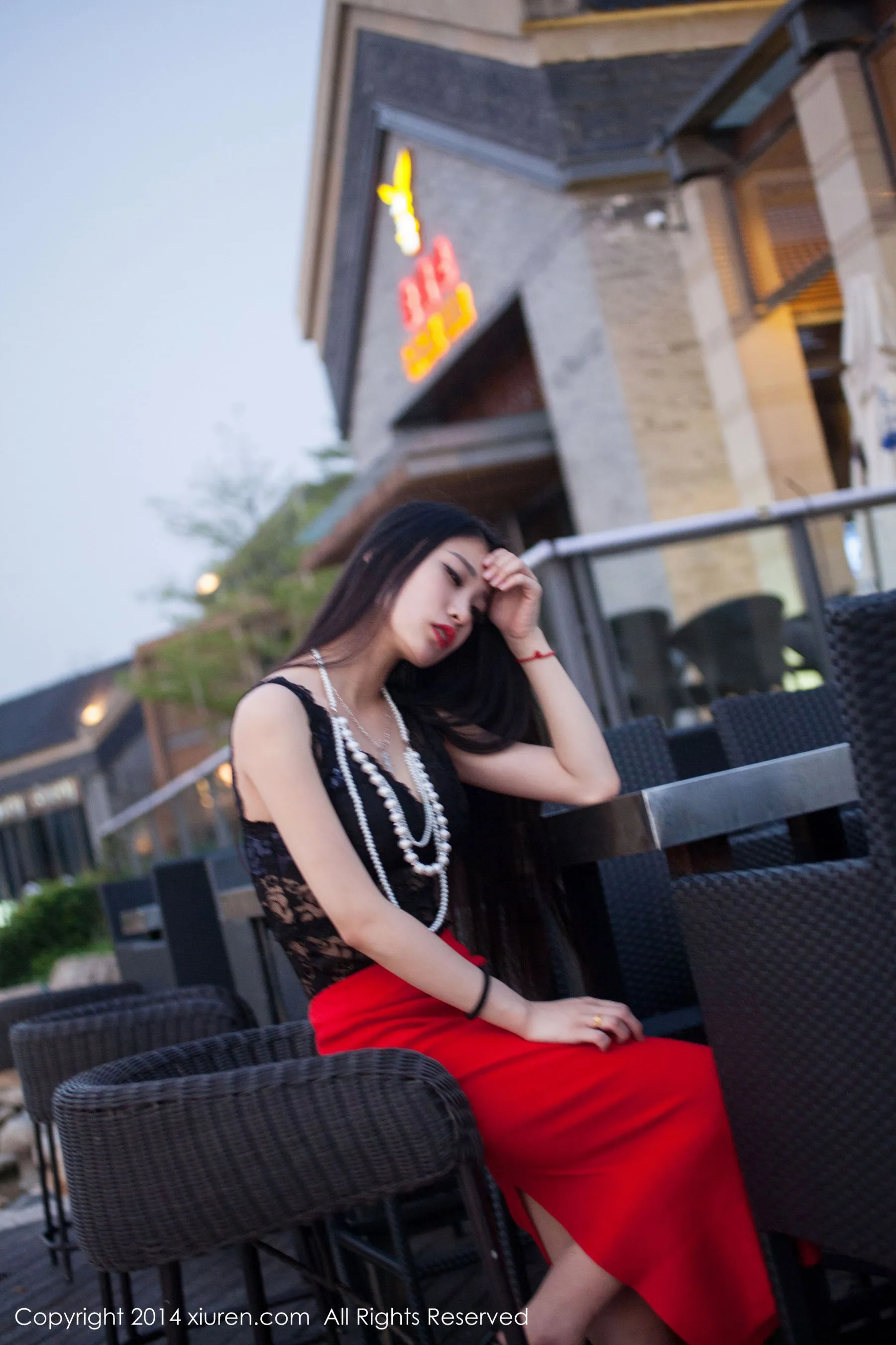 战姝羽Zina《翘臀无敌》 秀人网 No.128第6张