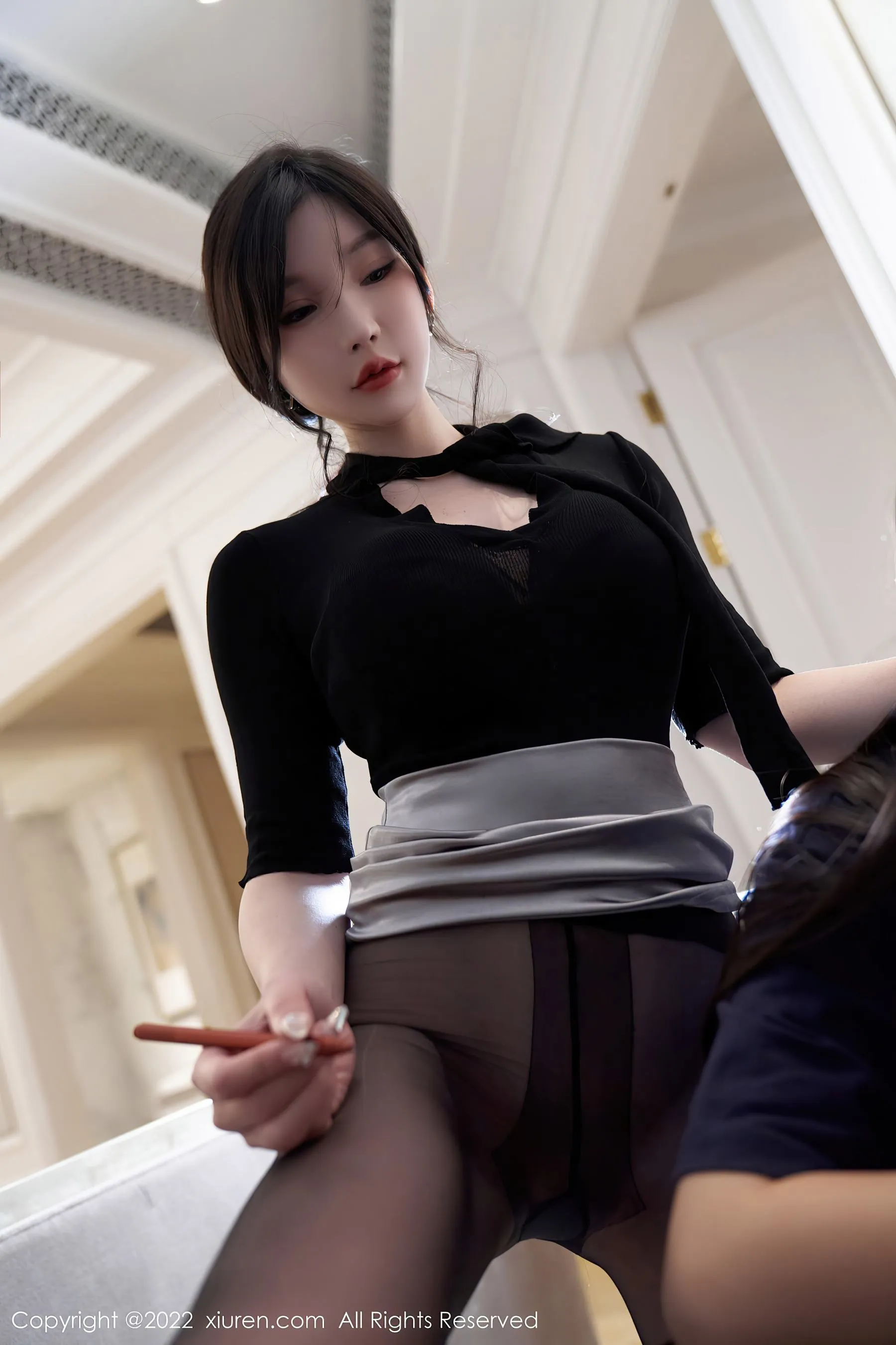  秀人网 No.5777 周于希Sally 黑丝美臀第30张