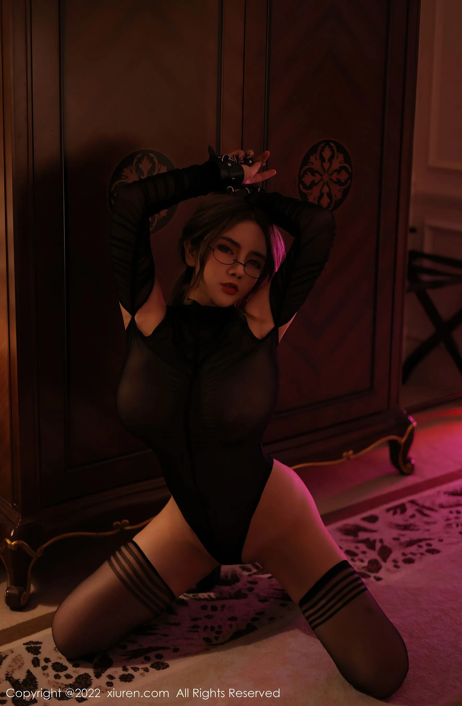  秀人网 No.5753 温心怡 黑丝美臀第25张