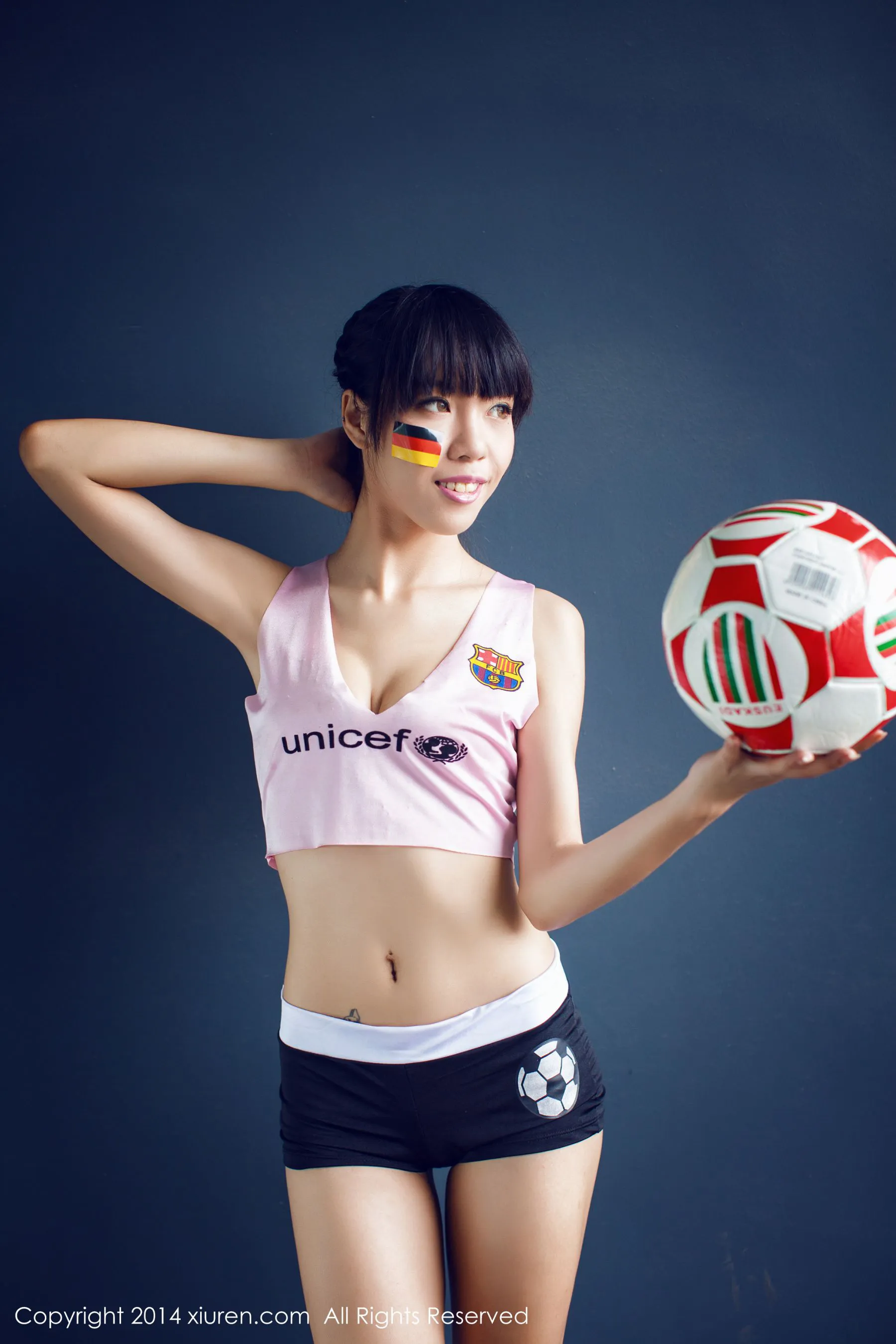 2014巴西世界杯足球宝贝合集 秀人网 No.159第15张