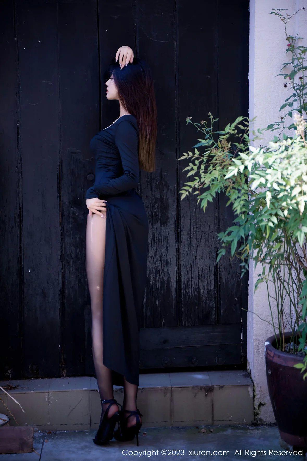  XiuRen 秀人 No.7293 冯木木LRIS 黑丝性感写真[74P]第4张