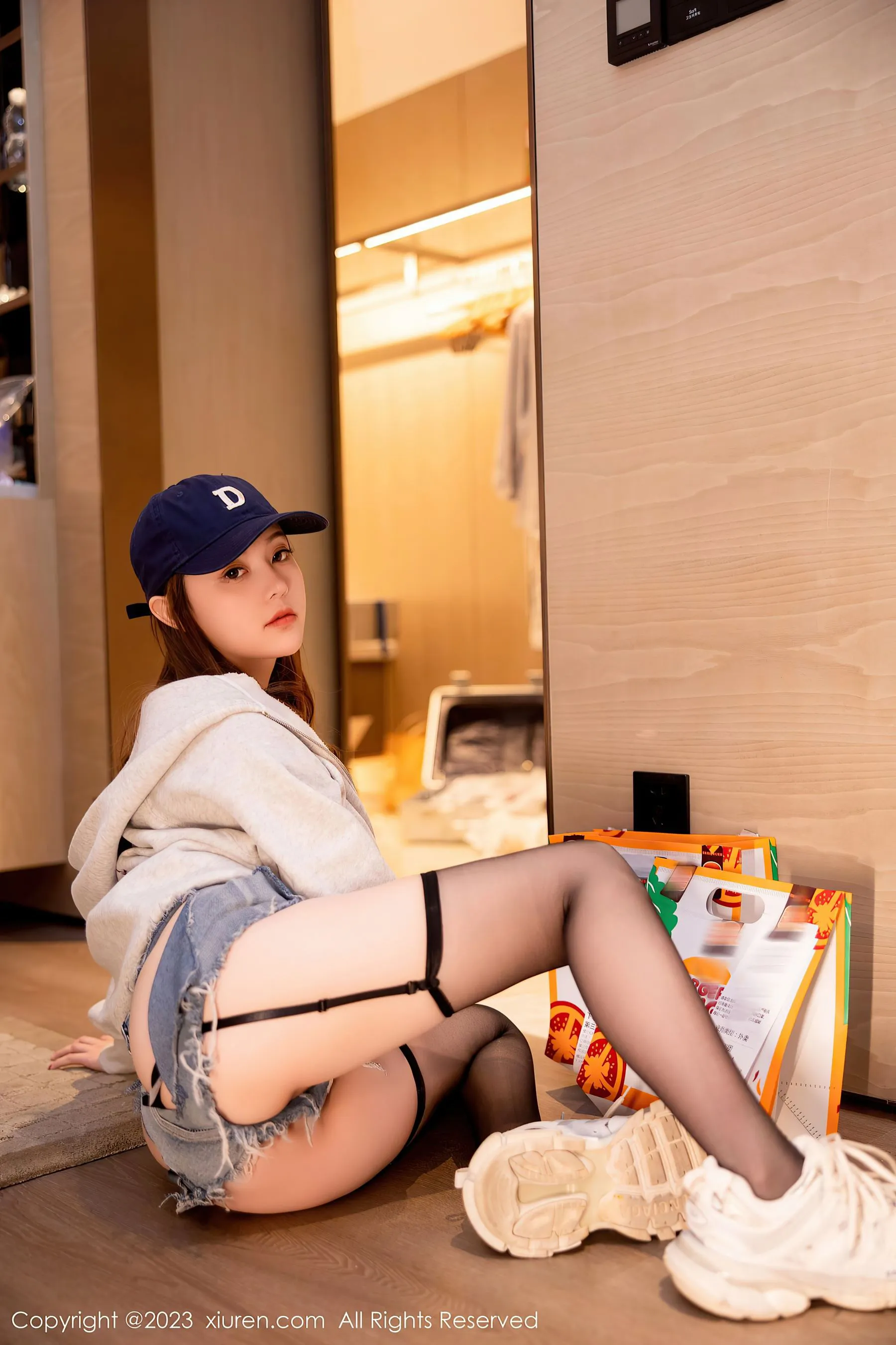  秀人网 No.6155 豆瓣酱 黑丝美臀第27张