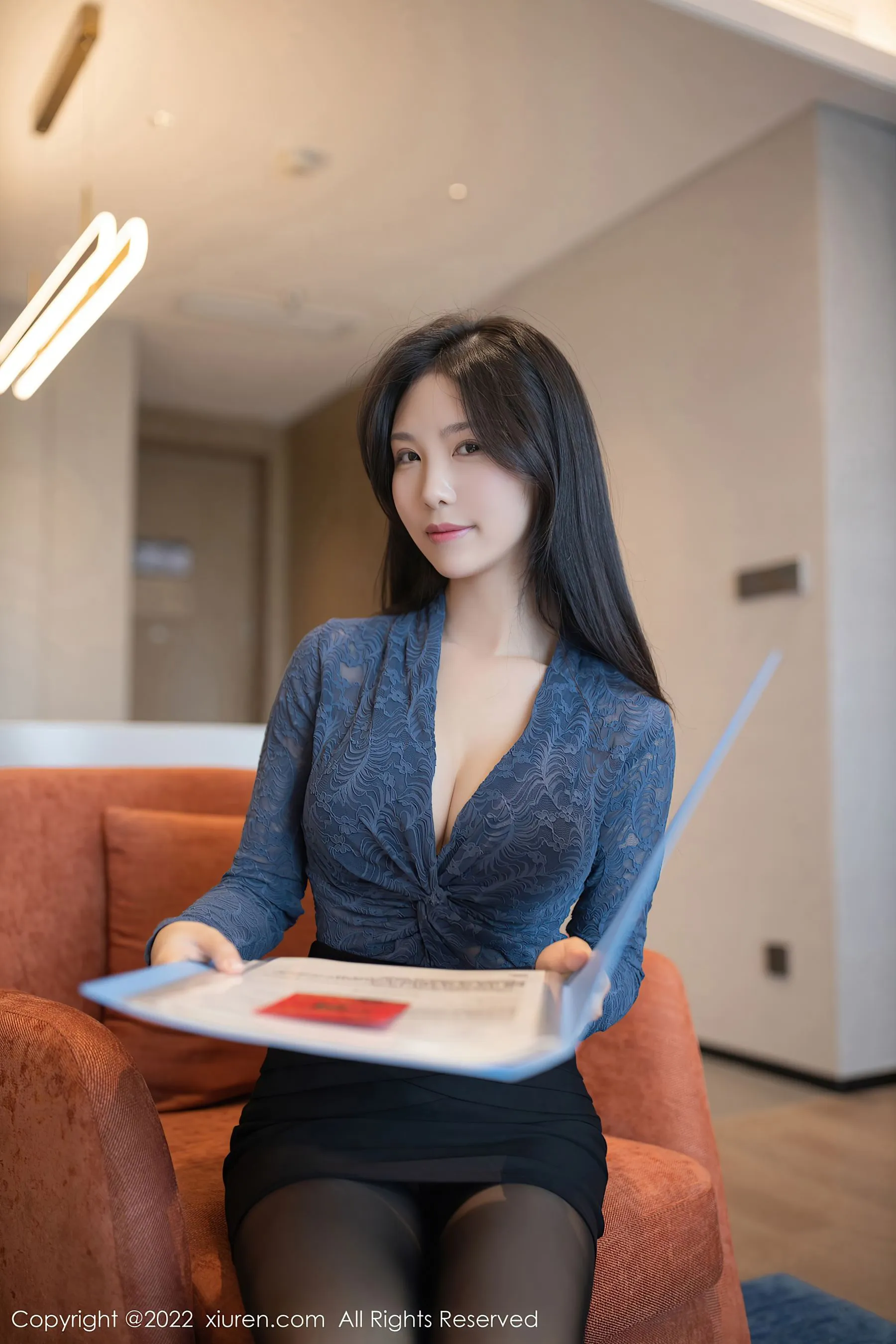  秀人网 No.4975 利世 美臀黑丝第20张