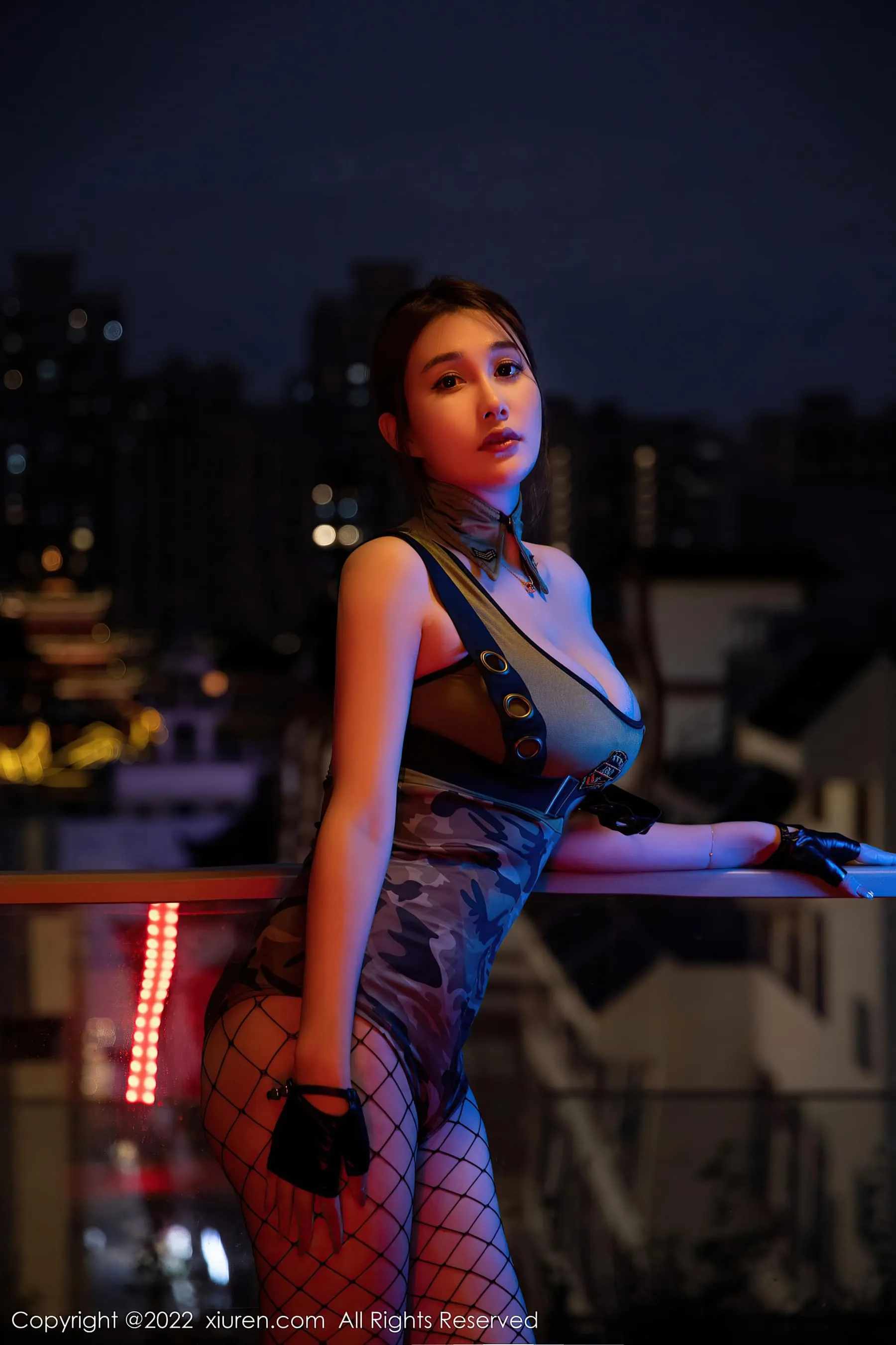  秀人网 No.5234 宥利 网格丝袜第18张