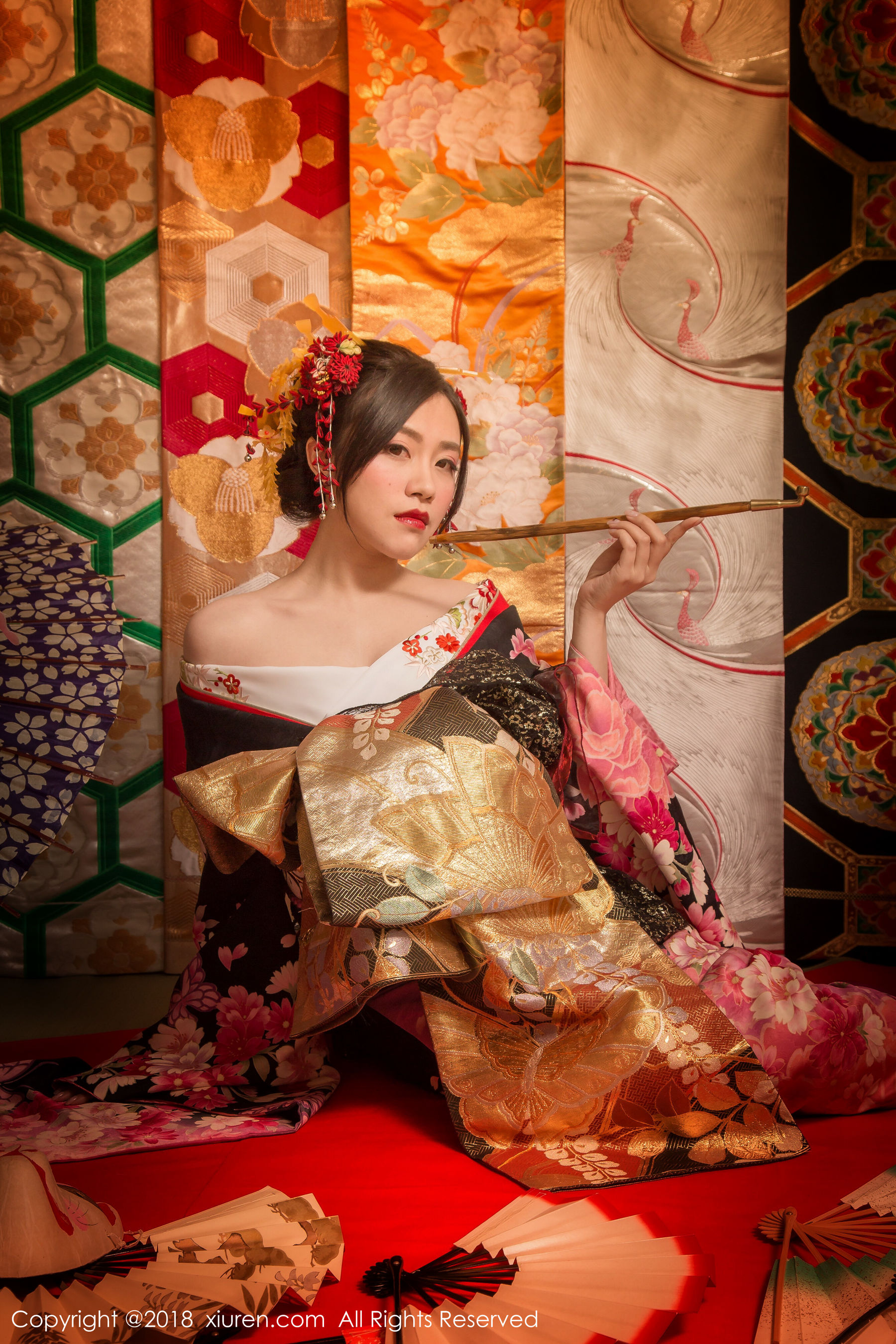 许诺Sabrina《花魁》 秀人 No.930第7张