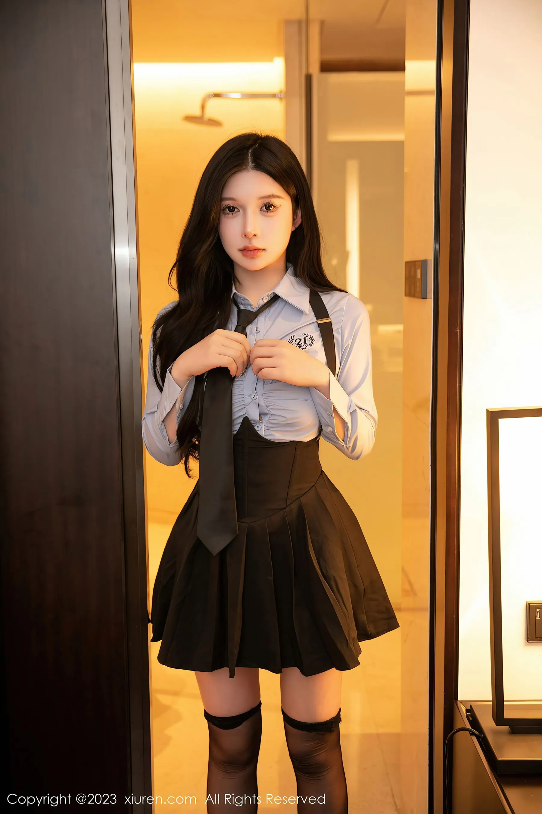  秀人网 No.6539 林珊珊 黑丝美腿第1张