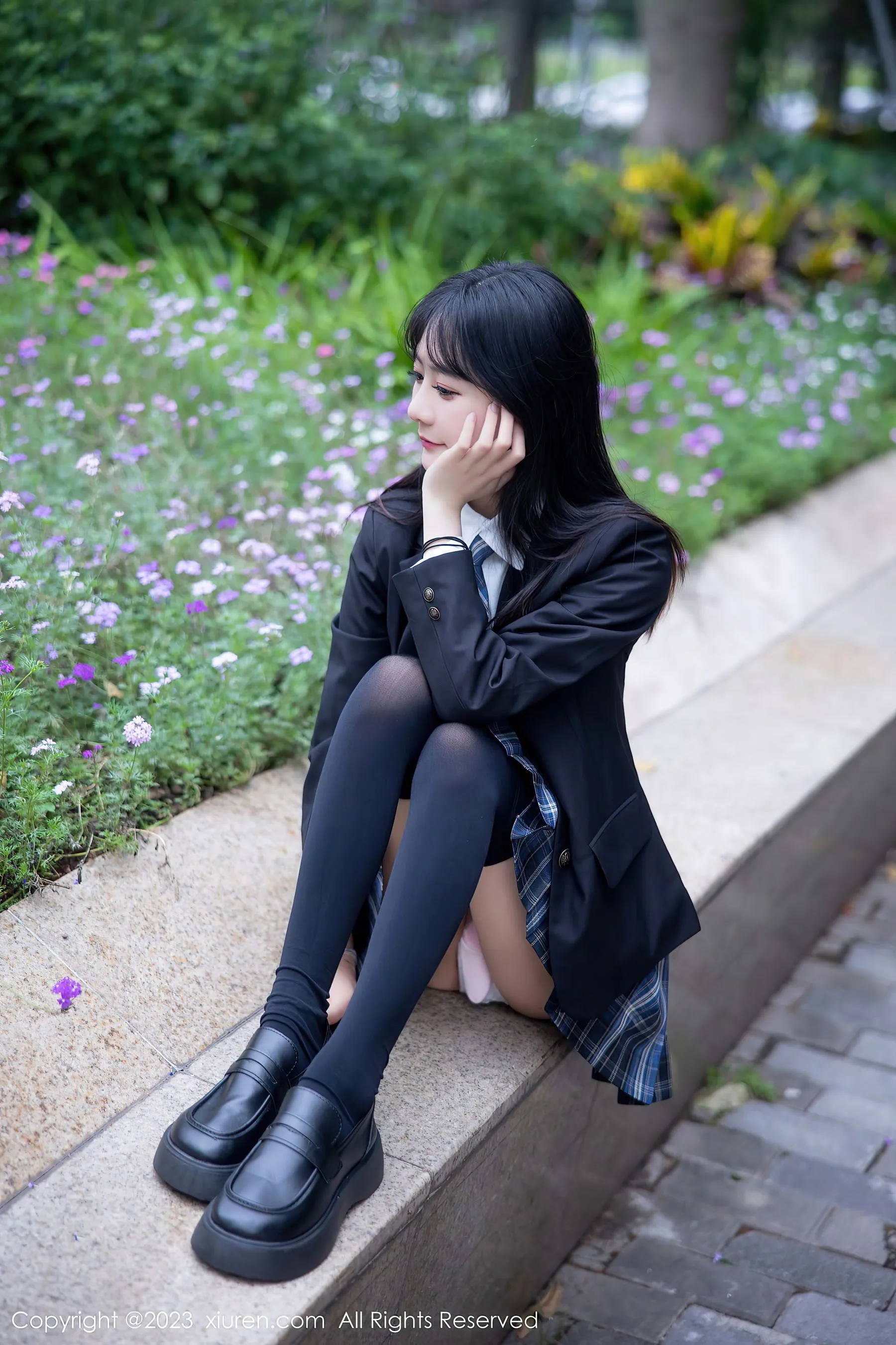  秀人网 No.6662 幼幼 制服美腿第11张