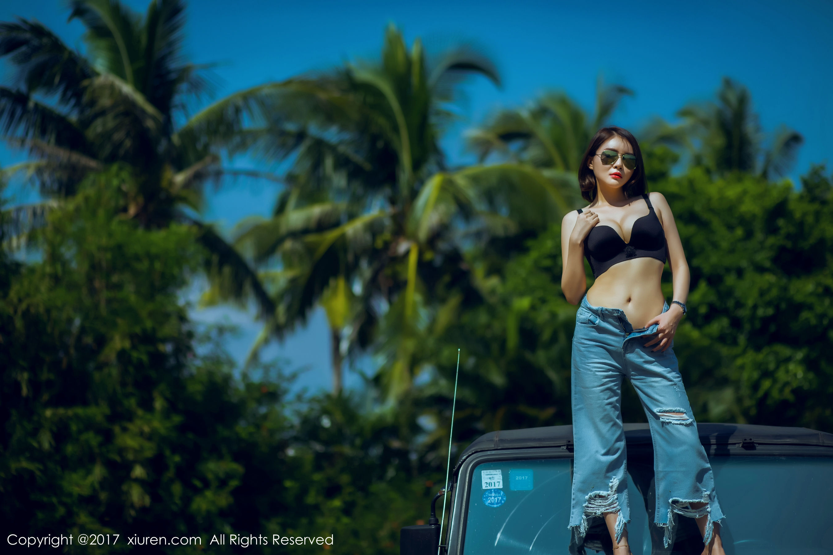  模特女神廿十《海南三亚》 秀人 NO.858第9张