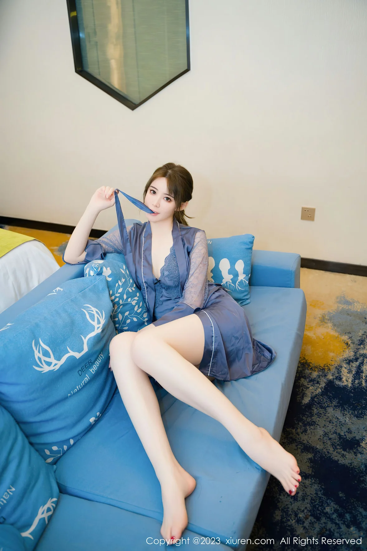  XiuRen 秀人 No.7130 yoo优优 情趣睡裙性感写真 [84P]第3张