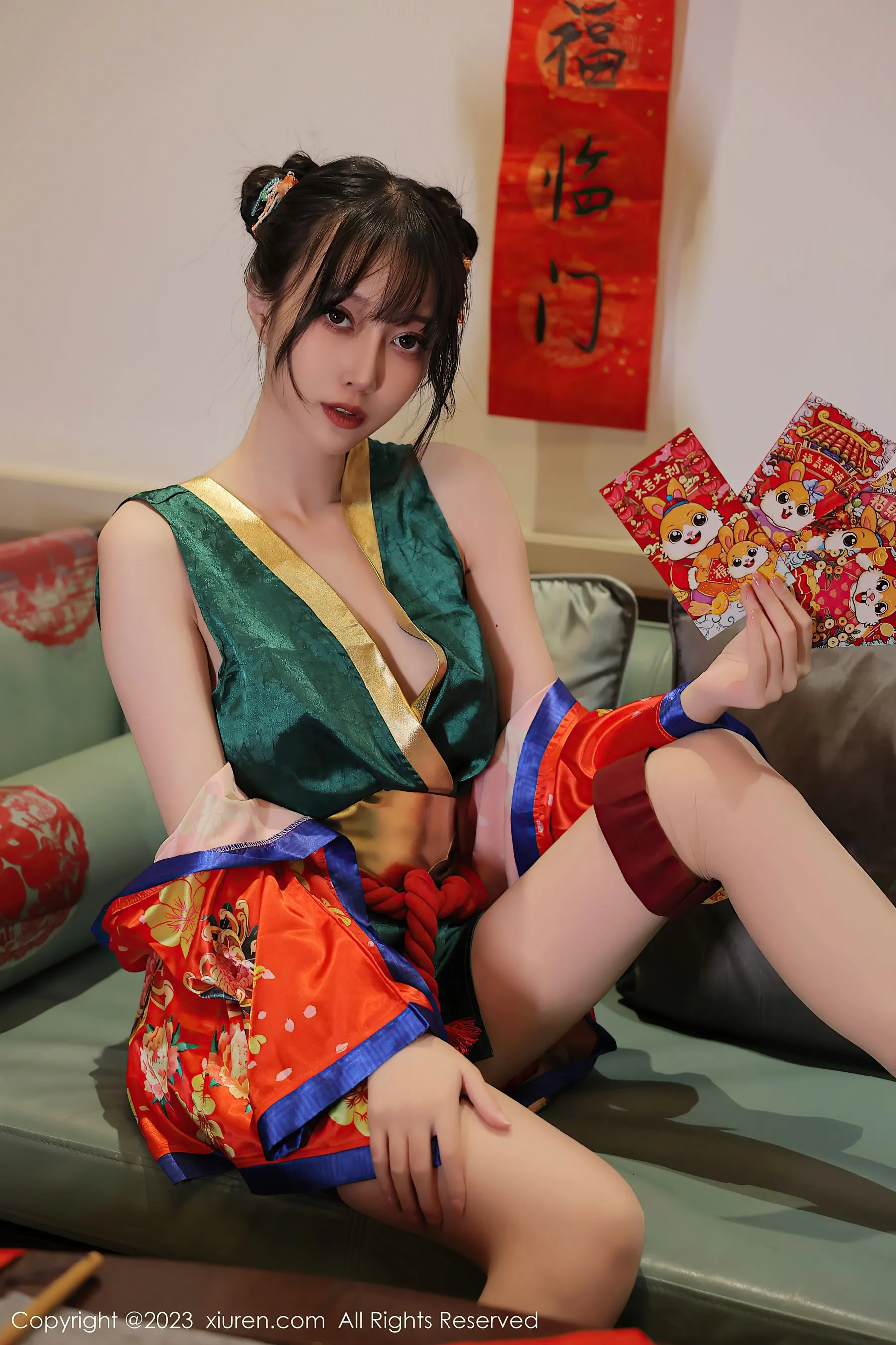  秀人网 No.6167 玥儿玥er 新春美腿第2张