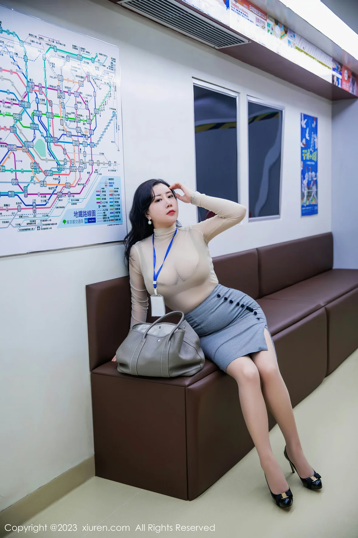  XiuRen 秀人 No.7054 王婉悠Queen 杏色内衣性感写真 [79P]第6张