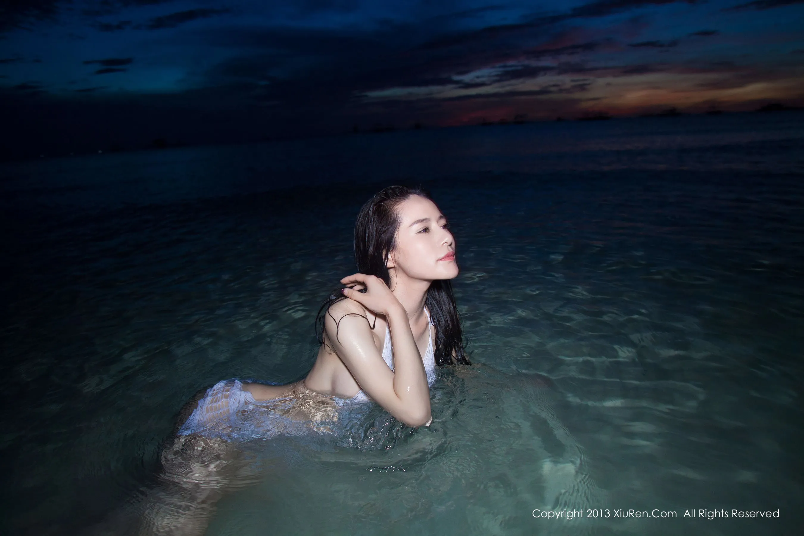 nancy小姿 &海边唯美比基尼系列 秀人网 No.069第21张