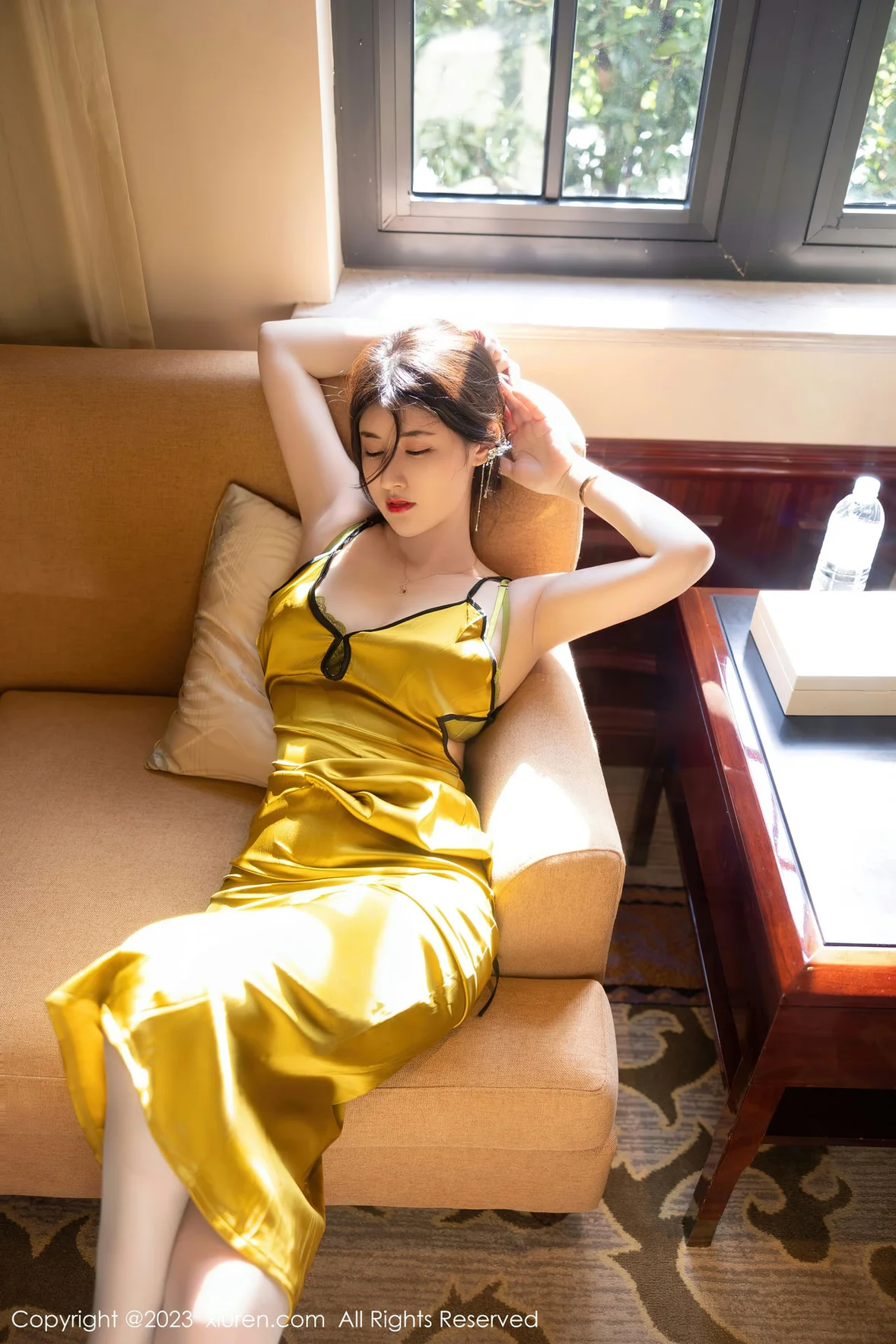  XiuRen 秀人 No.7302 诗诗kiki 吊带长裙性感写真 [84P]第24张