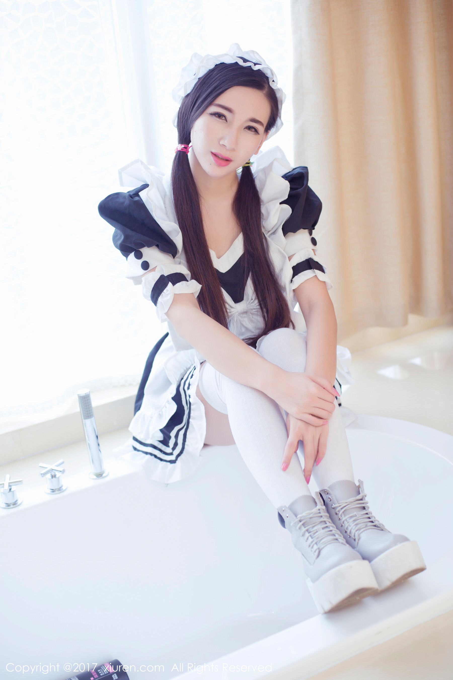  赵颖《美胸细腰小女生的极度诱惑》 秀人网XIUREN No.759第16张