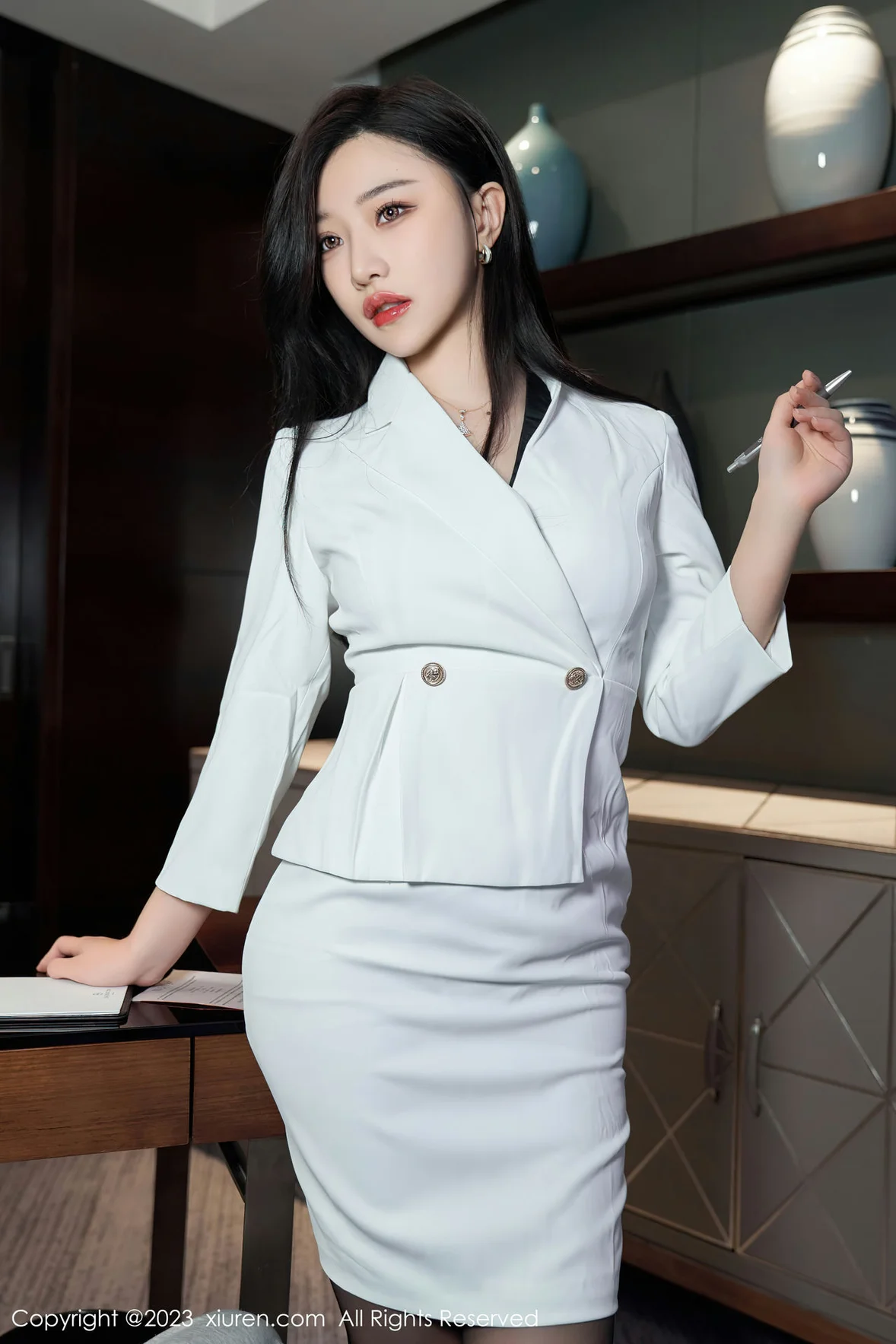  XiuRen 秀人 No.6900 妙可可Cheese 魅惑黑丝性感写真 [81P]第8张