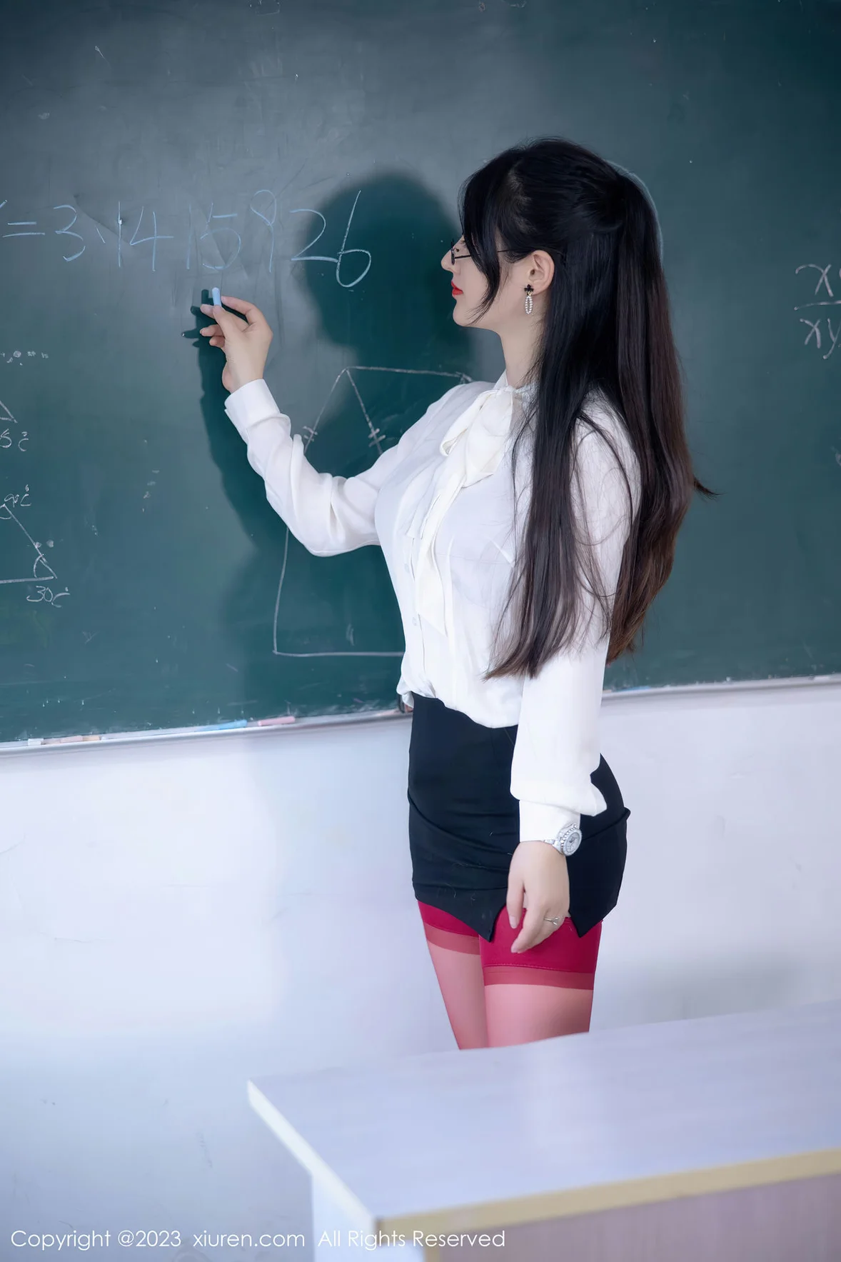  XiuRen 秀人 No.6980 诗诗kiki 教师角色扮演性感写真 [94P]第3张