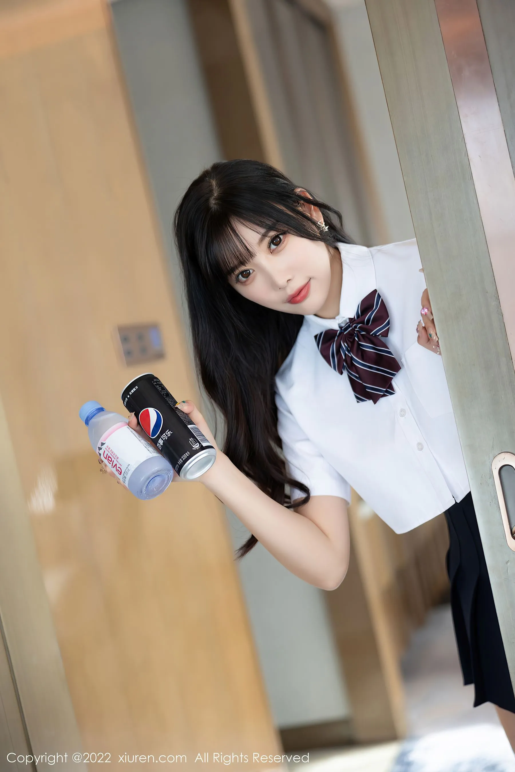  秀人网 No.5338 杨晨晨 校园制服诱惑第17张