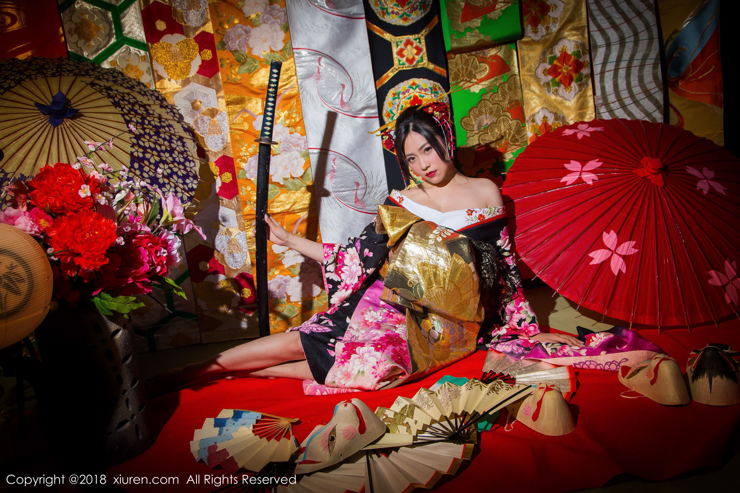 许诺Sabrina《花魁》 秀人 No.930第9张