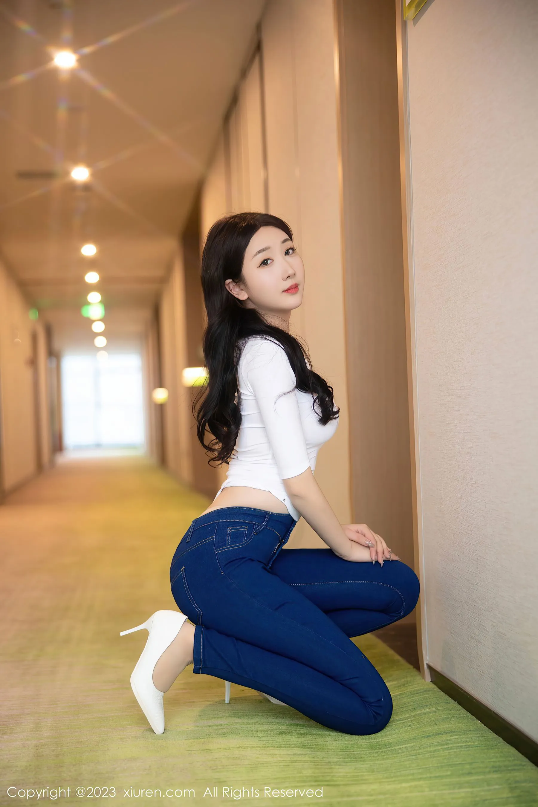  秀人网 No.6570 江真真 牛仔裤美臀第15张