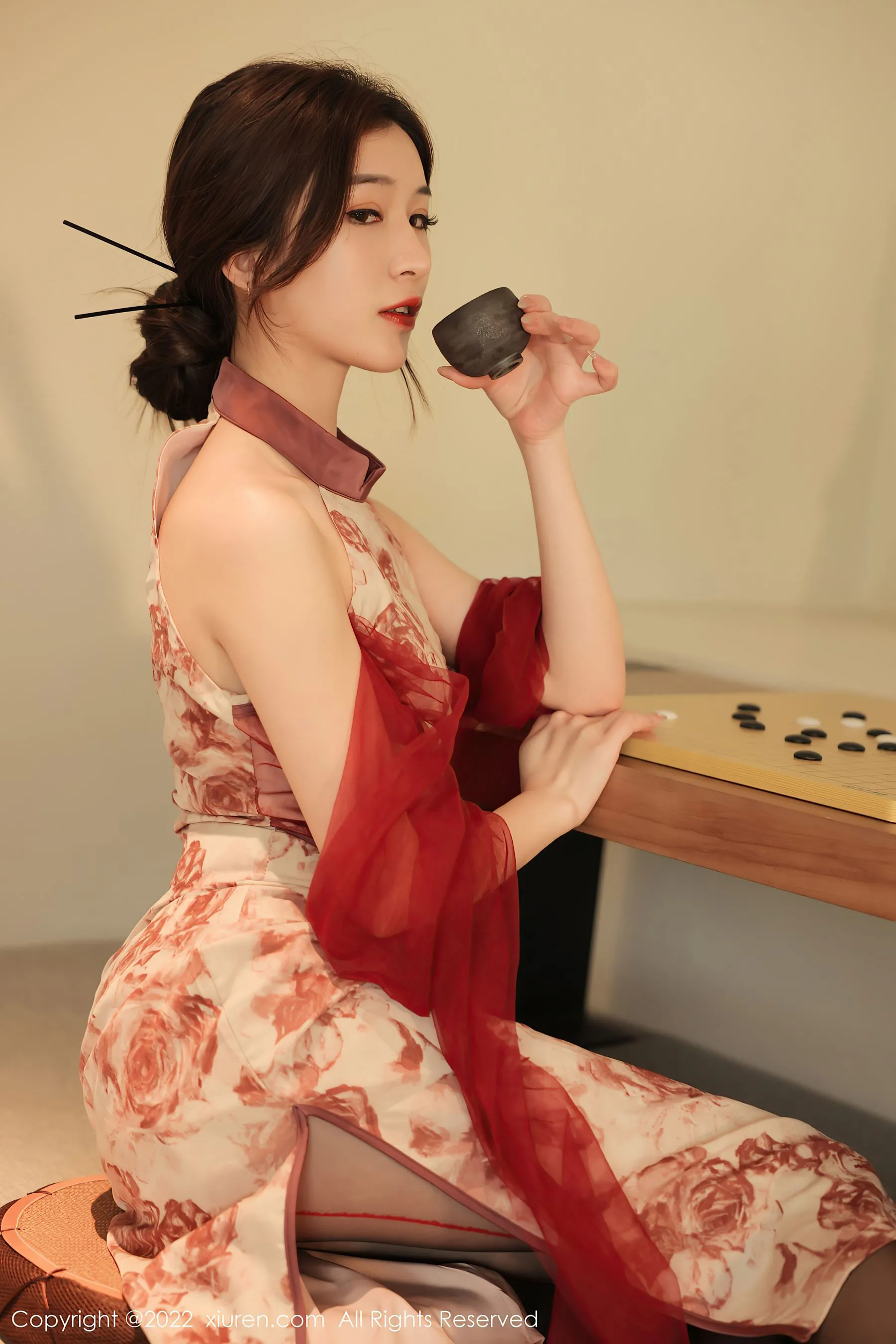  秀人网 No.4959 Hebe韩心雨 新人黑丝第14张