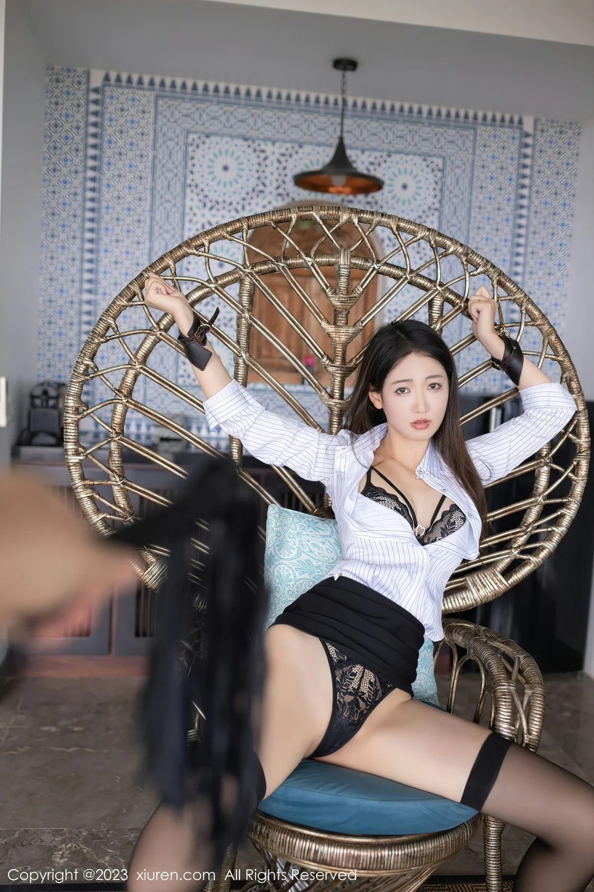  XiuRen 秀人 No.7056 唐安琪 蕾丝情趣内衣性感写真 [81P]第8张