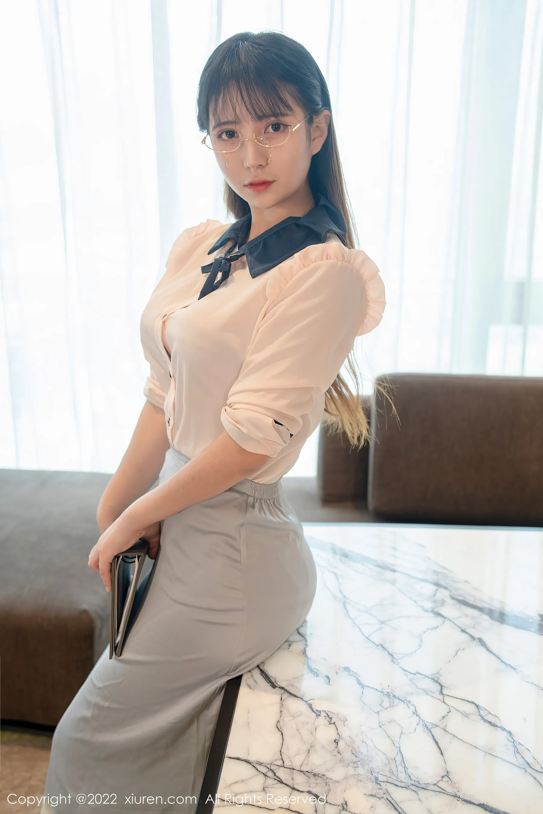  秀人网 No.4808 久久Aimee 可爱美乳妹子写真第20张