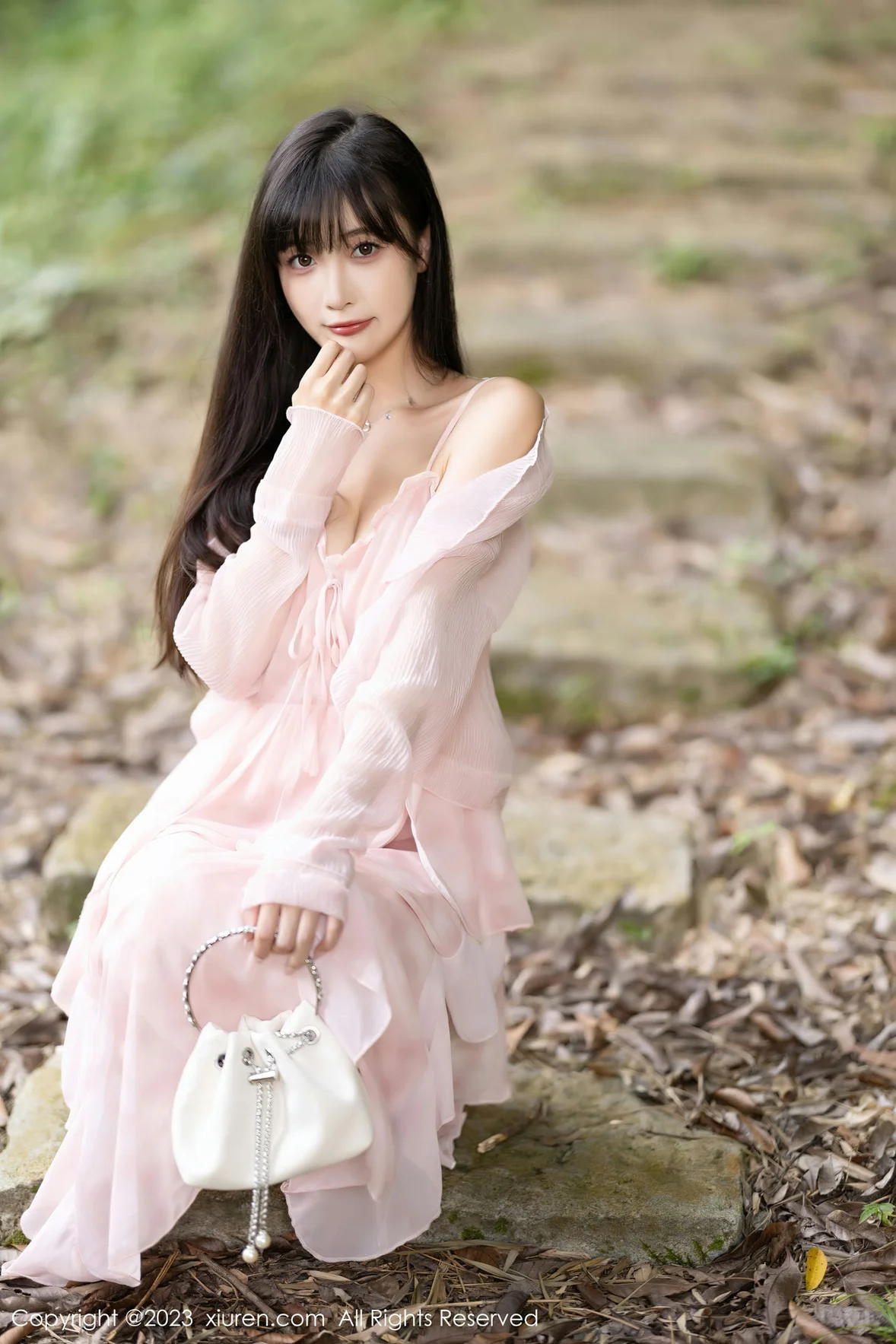  XiuRen 秀人 No.7263 林星阑 粉色丝袜安吉旅拍 [84P]第2张
