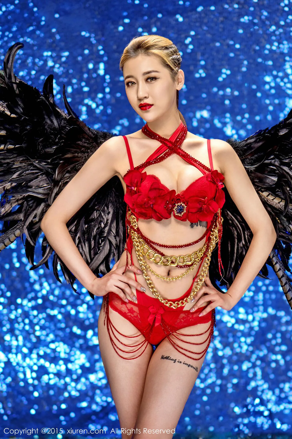  晗大大Via《大胆全露演绎》 秀人网 No.349第1张