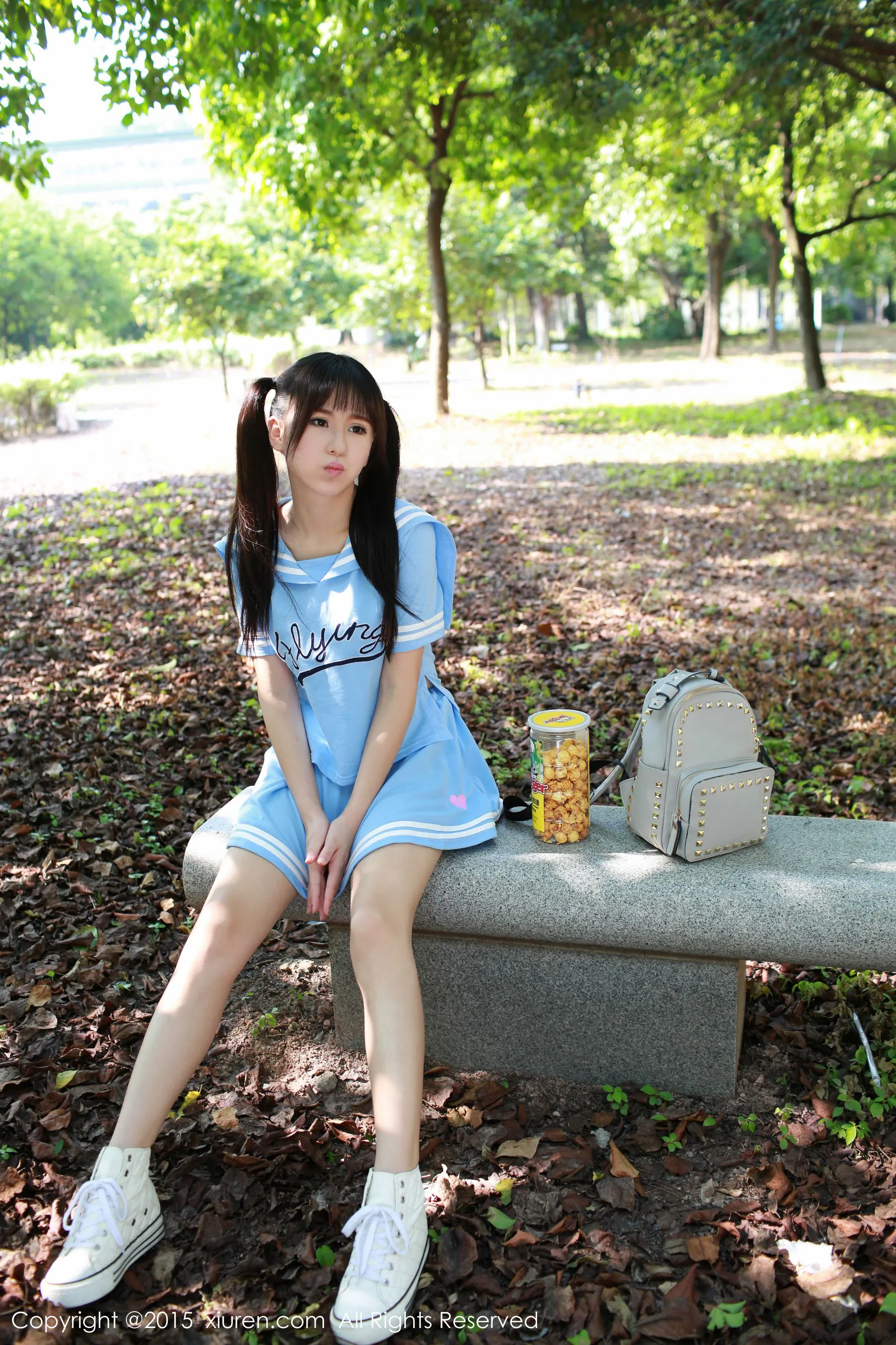 唐雨辰TYC《广州大学城野外》 秀人网 No.387第5张