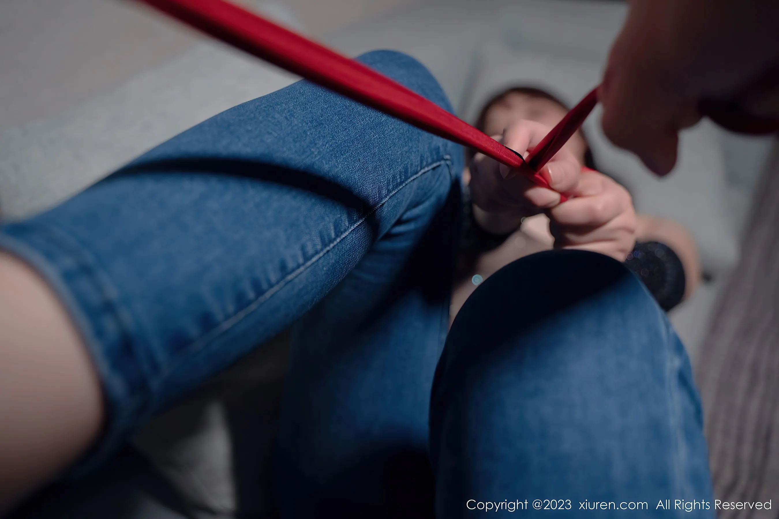  秀人网 No.6159 Arude薇薇 牛仔裤美臀第17张