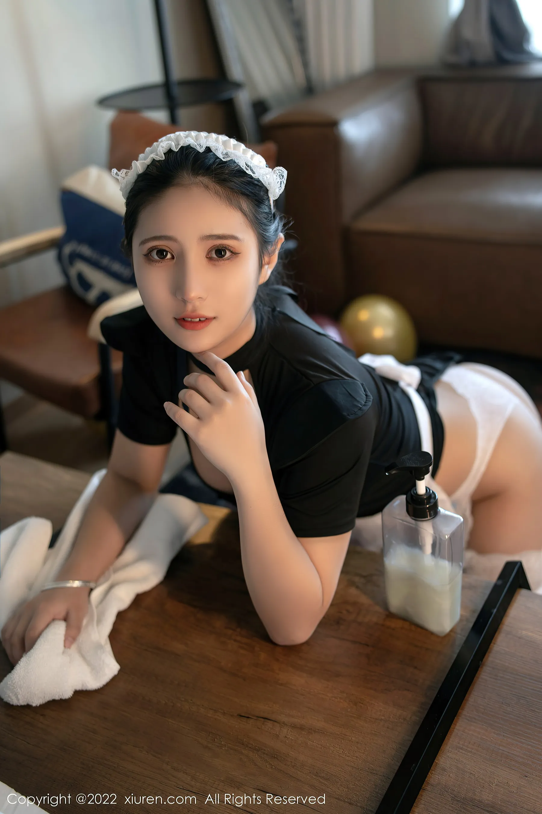  秀人网 No.4554 久久Aimee 女仆装第18张