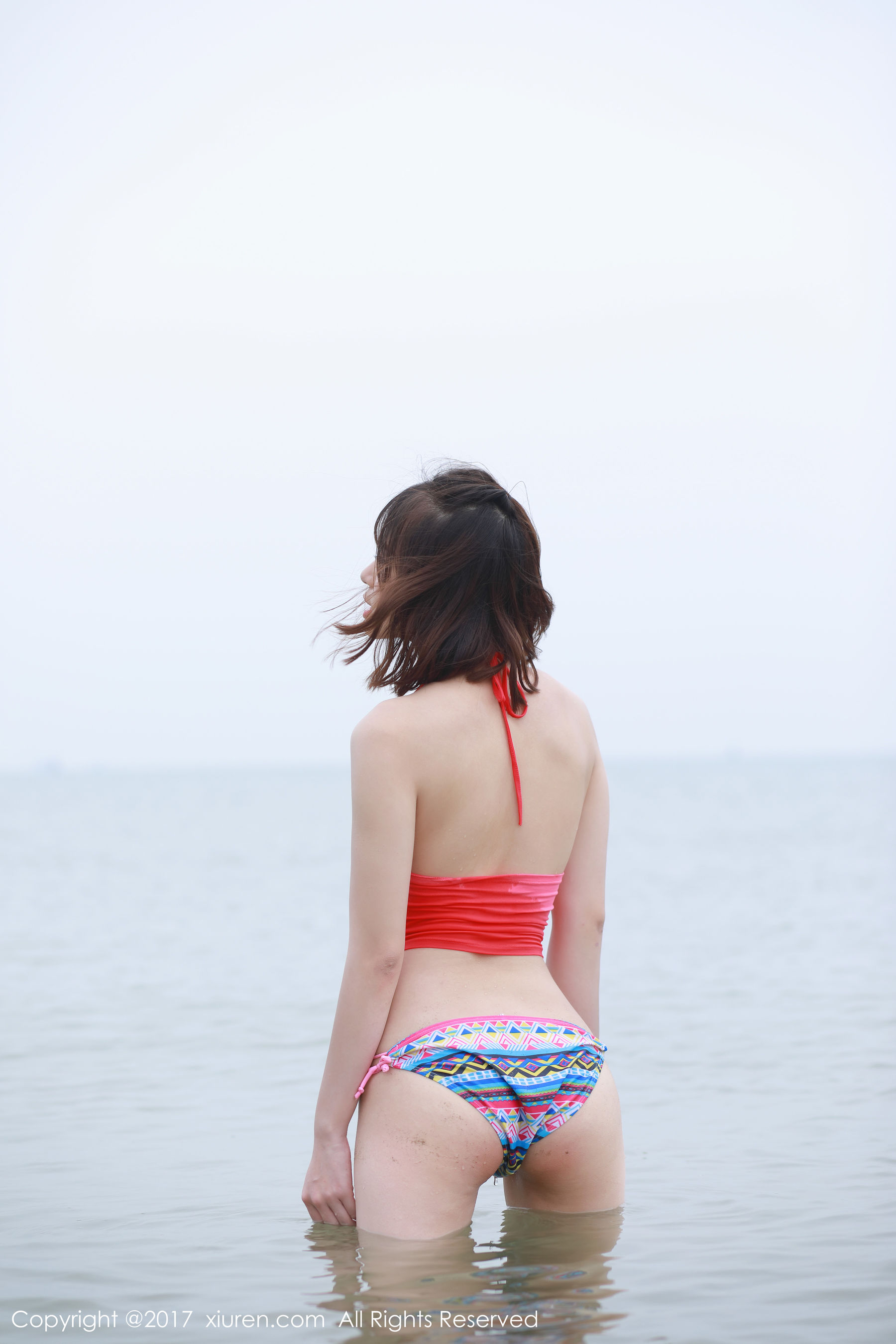 奈奈Fox《海边沙滩系列》 秀人网XIUREN No.766第16张