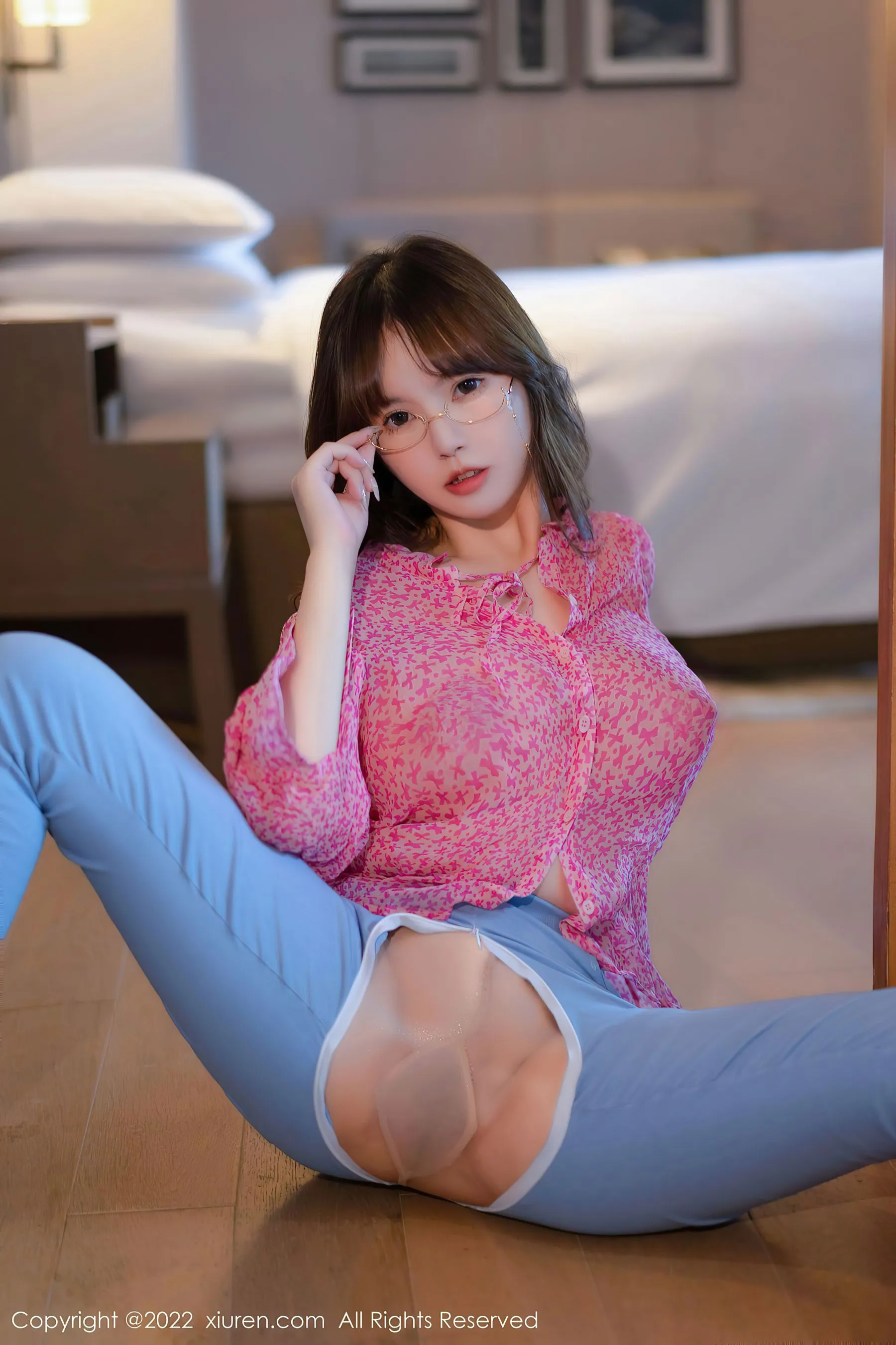  秀人网 No.5488 张思允Nice 牛仔裤美腿第3张