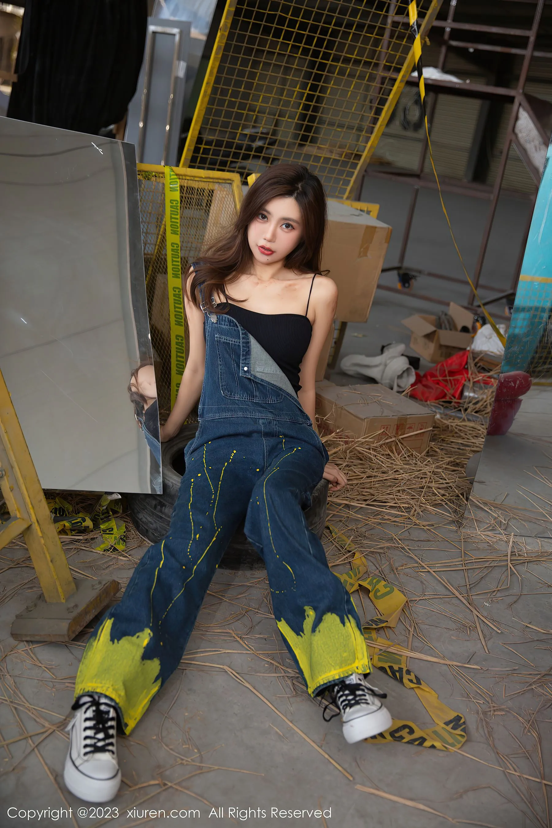  秀人网 No.6659 绮里嘉ula 背带裤美腿第26张